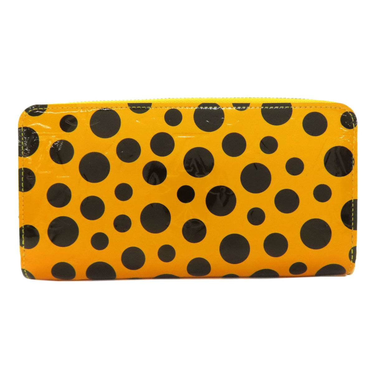 Louis Vuitton Black Yellow Vernis Long Wallet (Bi-Fold) (Pre-Owned)