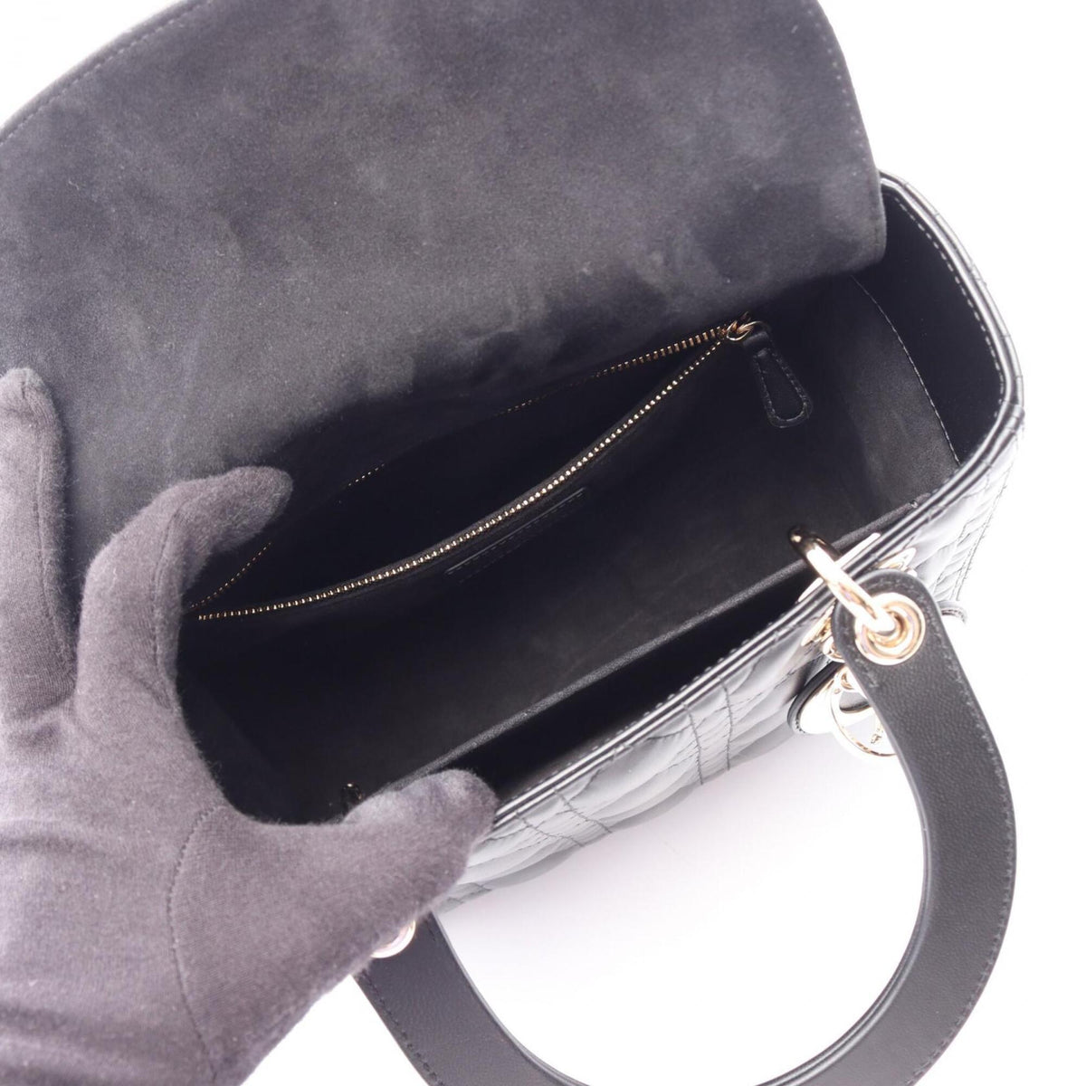 Christian Dior Black Leather Handbag (Pre-Owned)