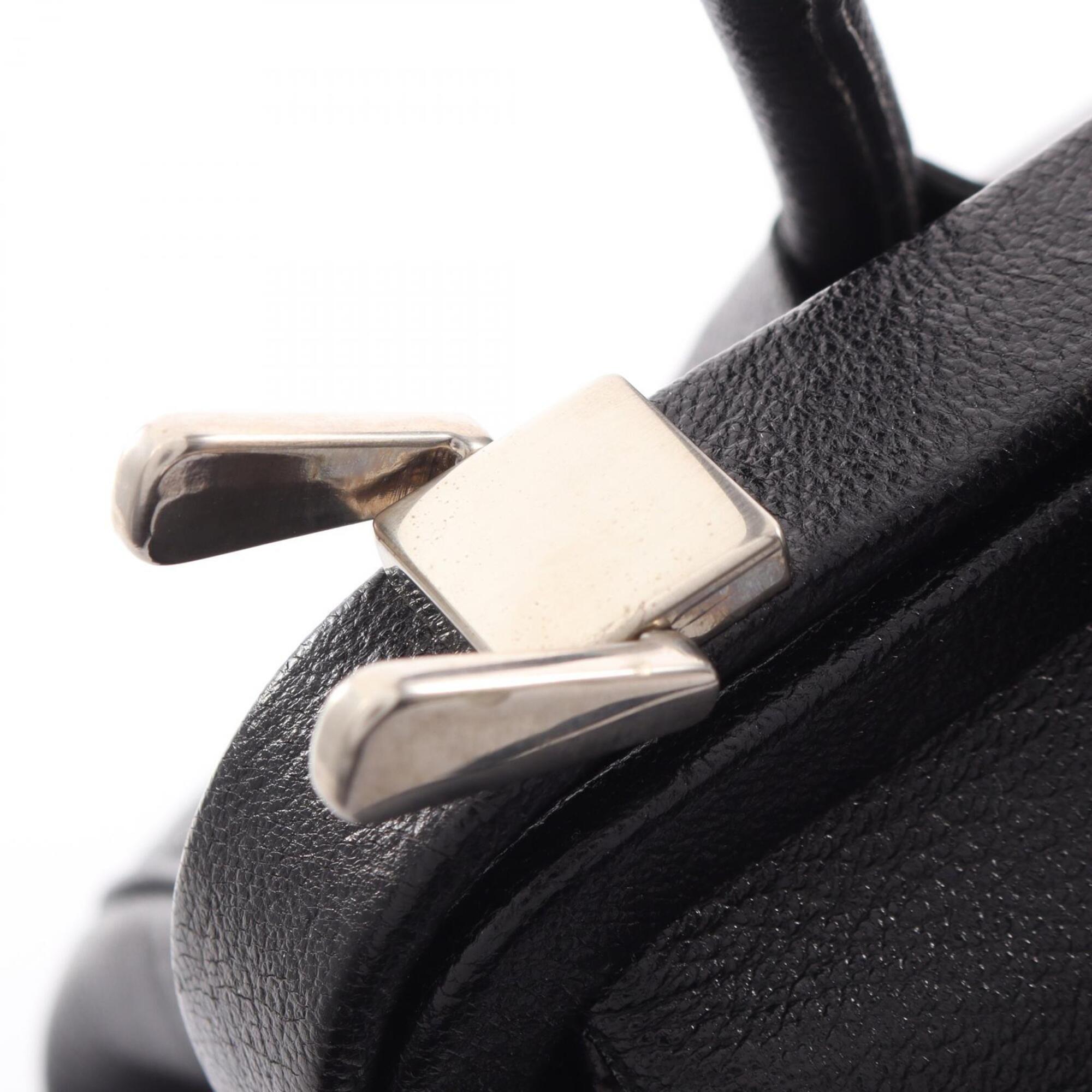 Prada Black Leather Handbag (Pre-Owned)