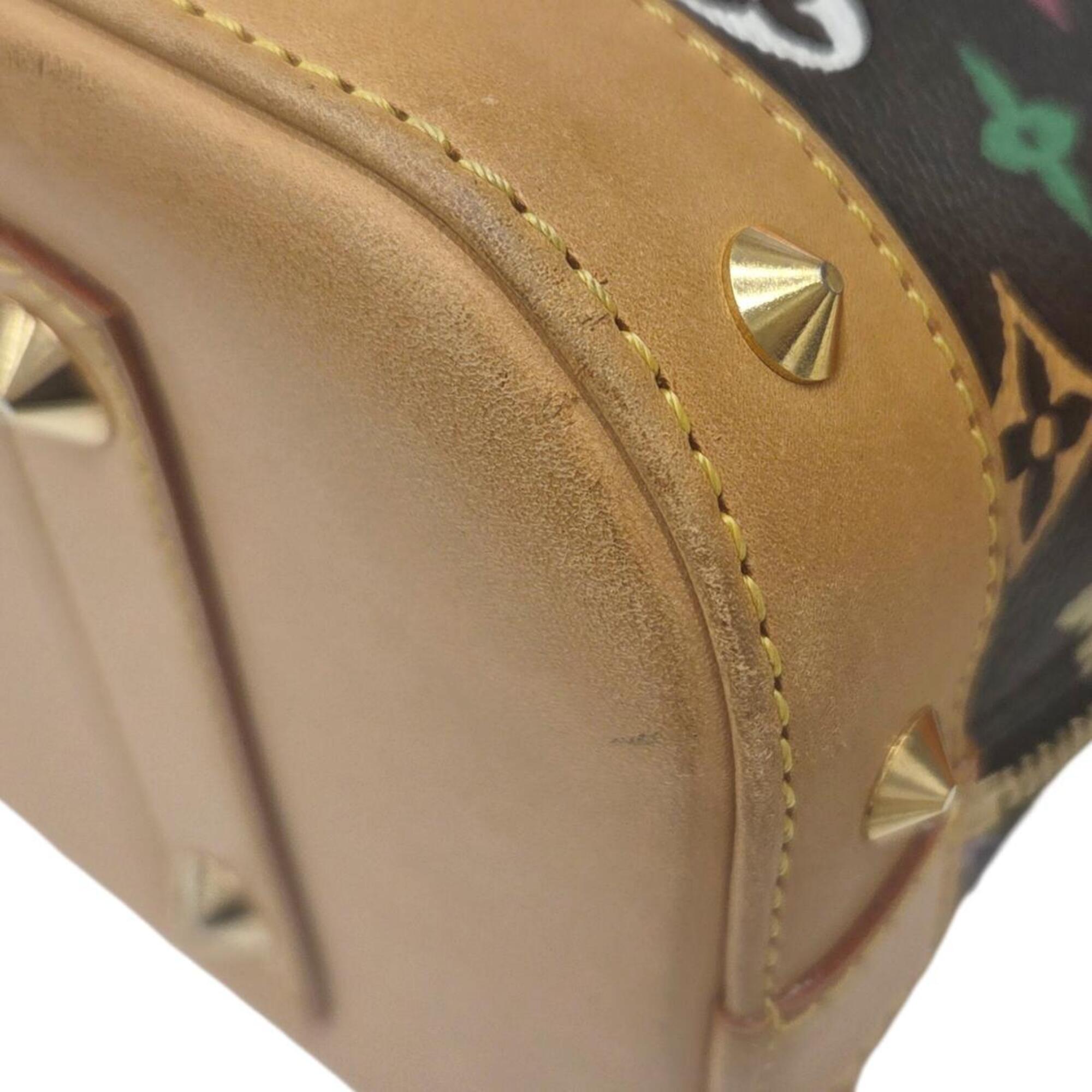 Louis Vuitton Multi-Color Noir Monogram Handbag (Pre-Owned)