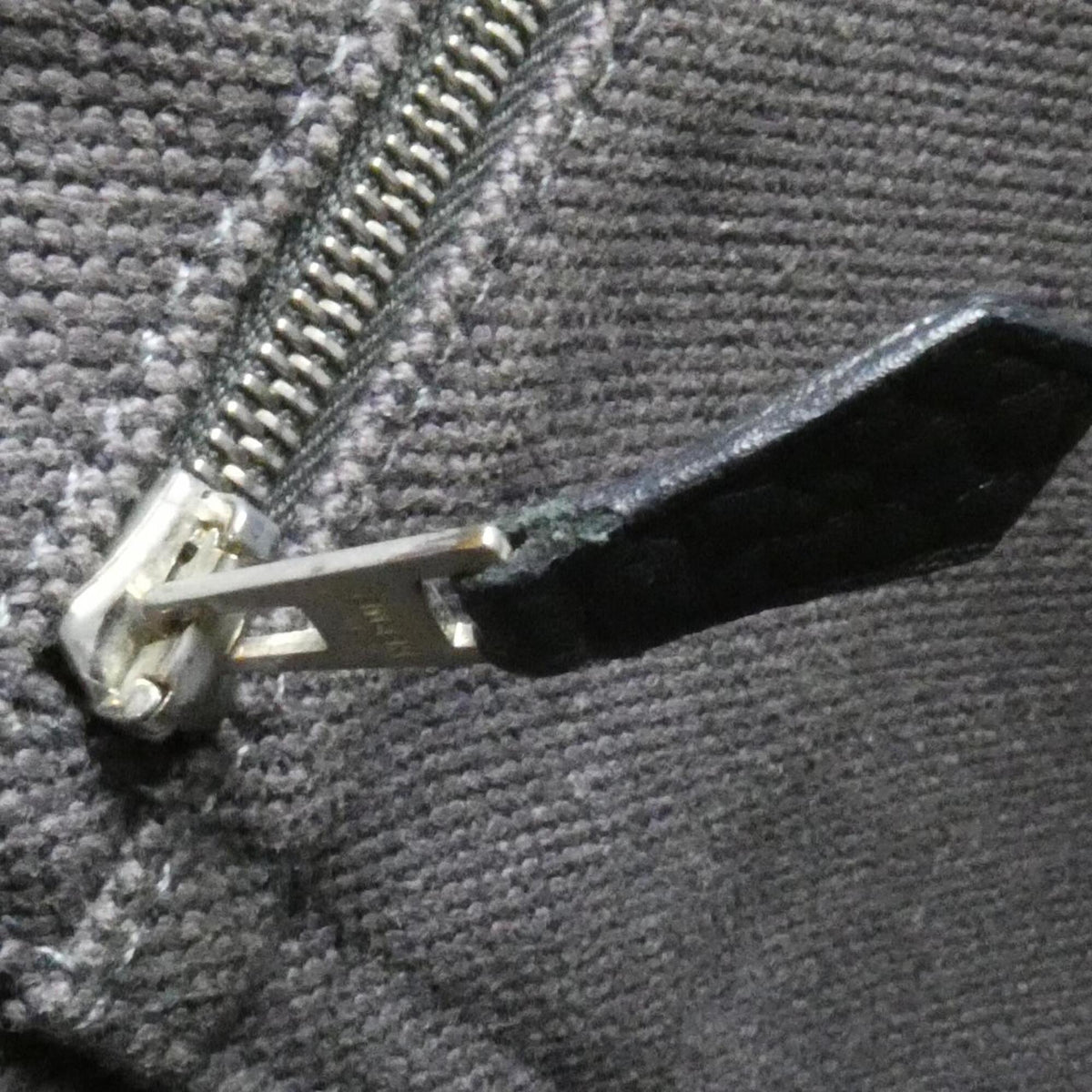Hermes Black Canvas Handbag (Pre-Owned)
