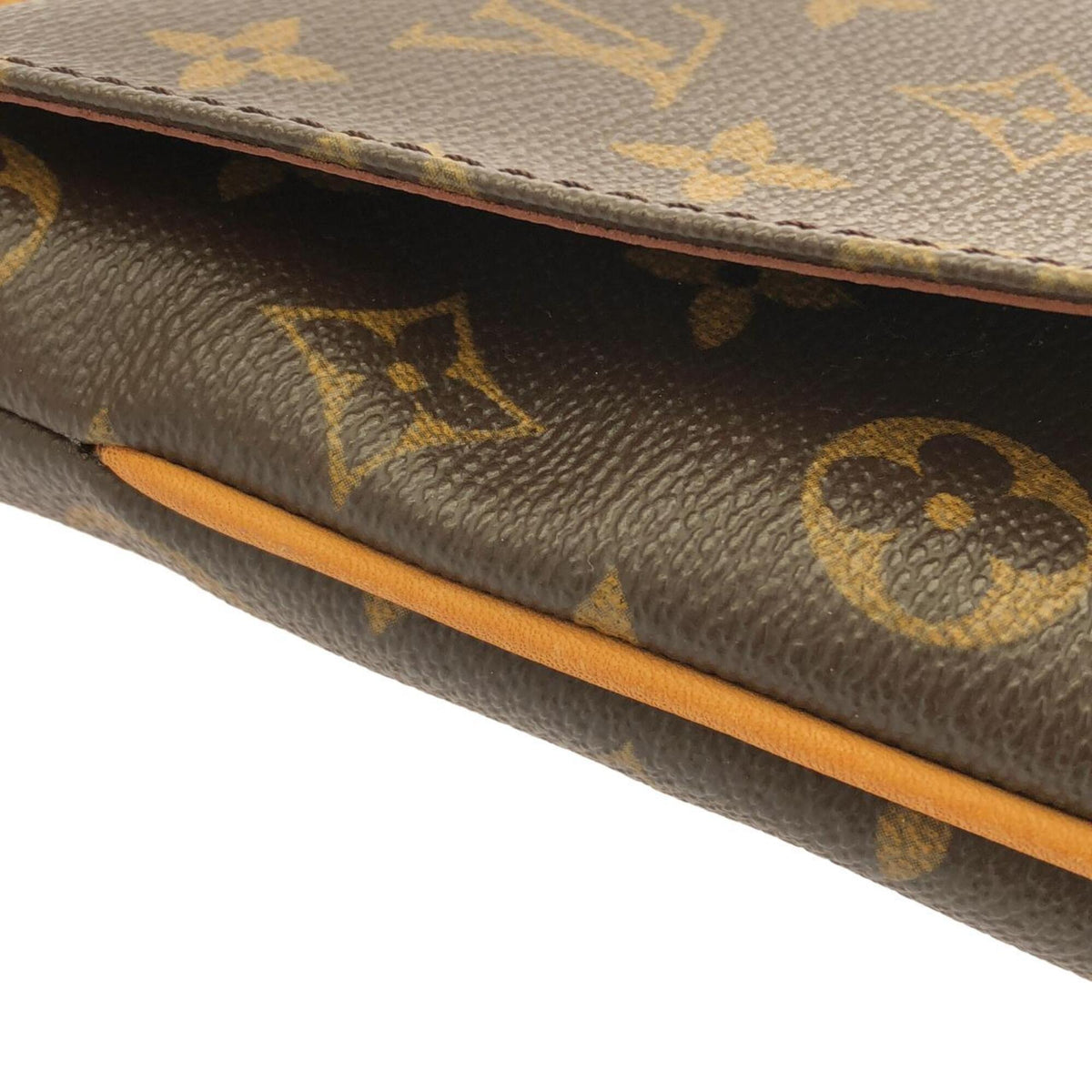 Louis Vuitton Marron Monogram Coated Canvas Shoulder Bag (Pre-Owned)