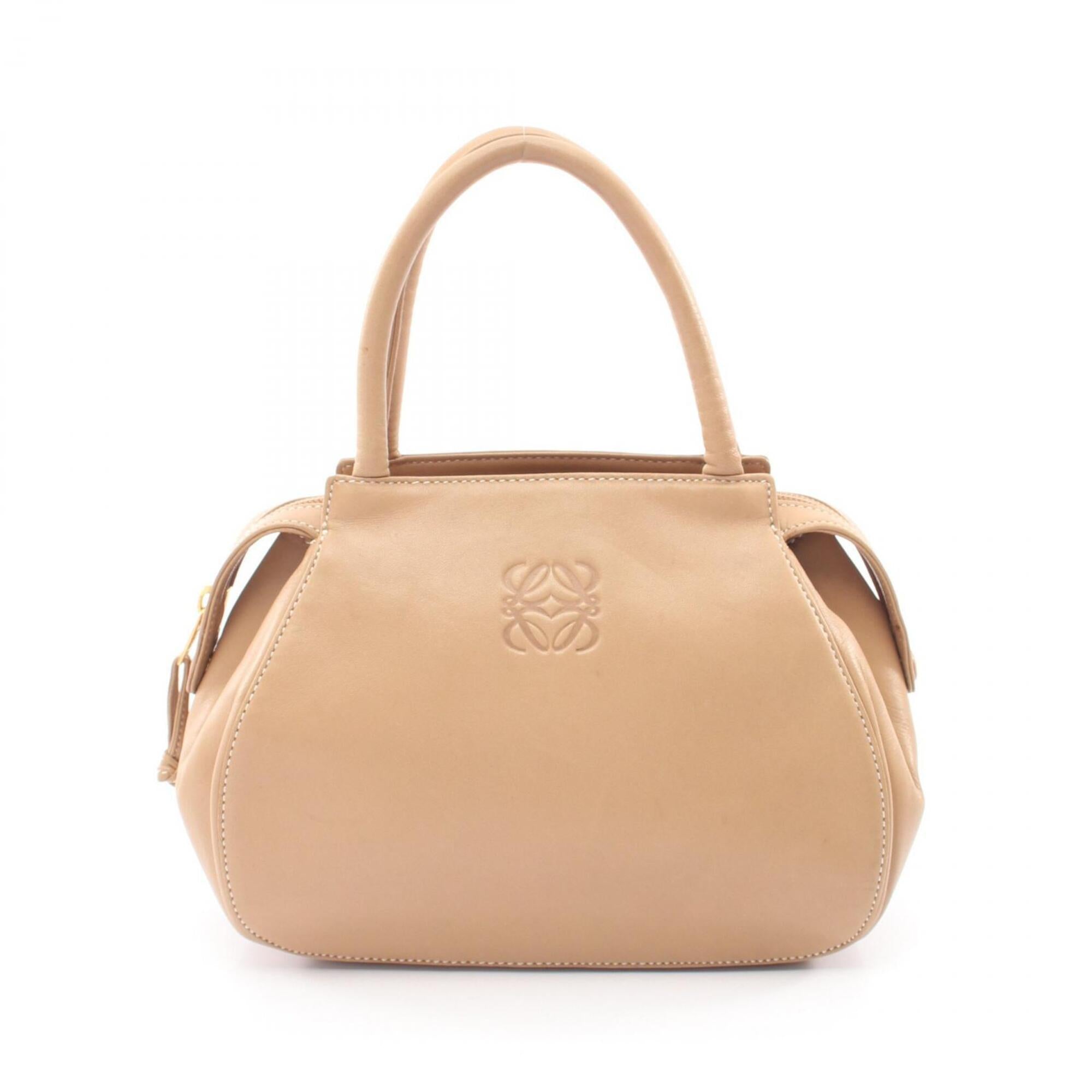 Loewe Beige Leather Handbag (Pre-Owned)