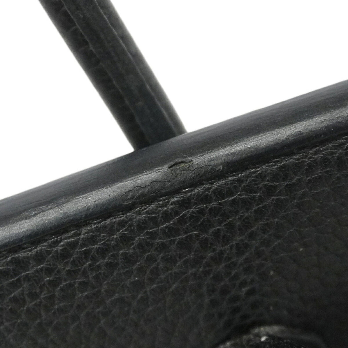 Hermes Black Togo Leather Handbag (Pre-Owned)