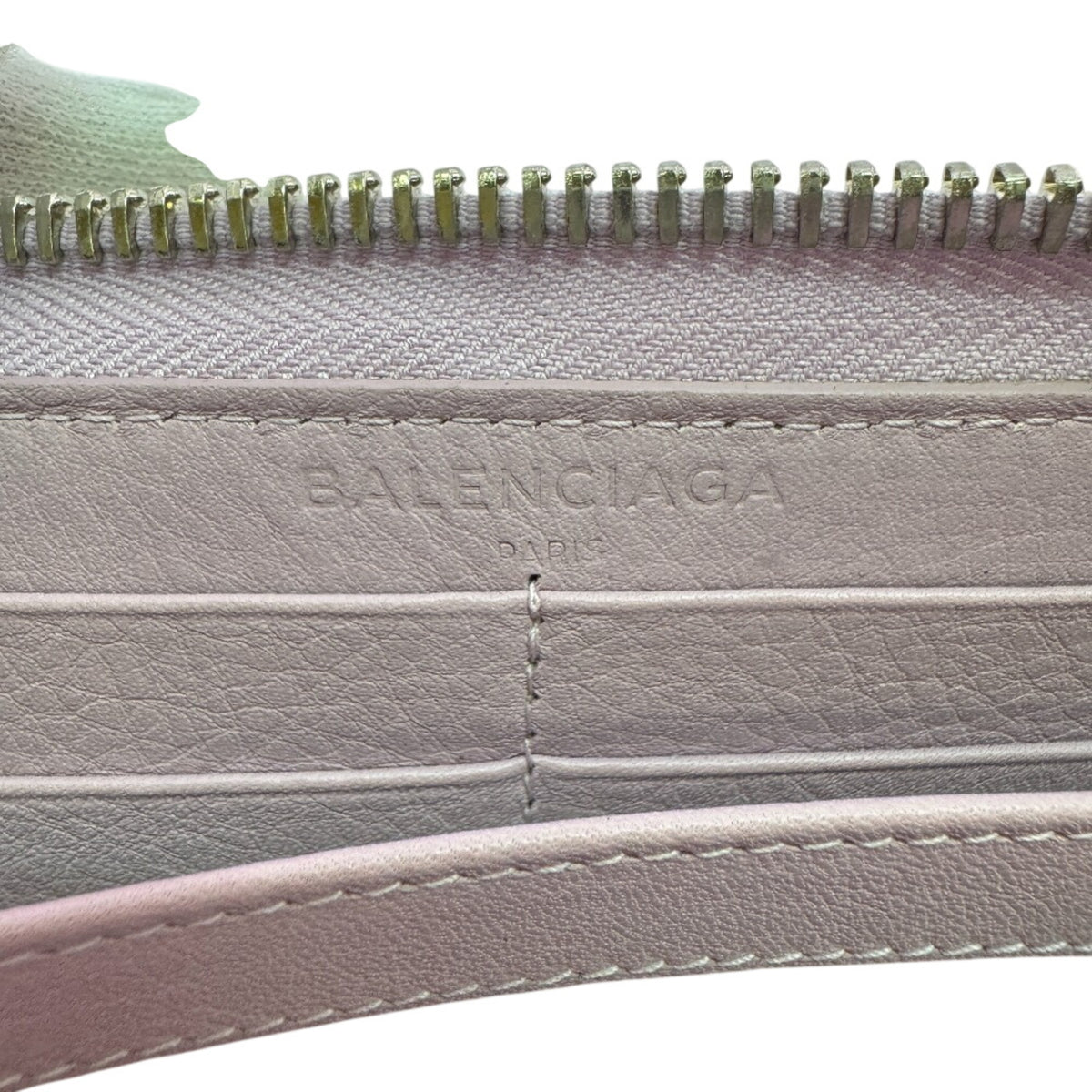 Balenciaga Pink Leather Long Wallet (Bi-Fold) (Pre-Owned)