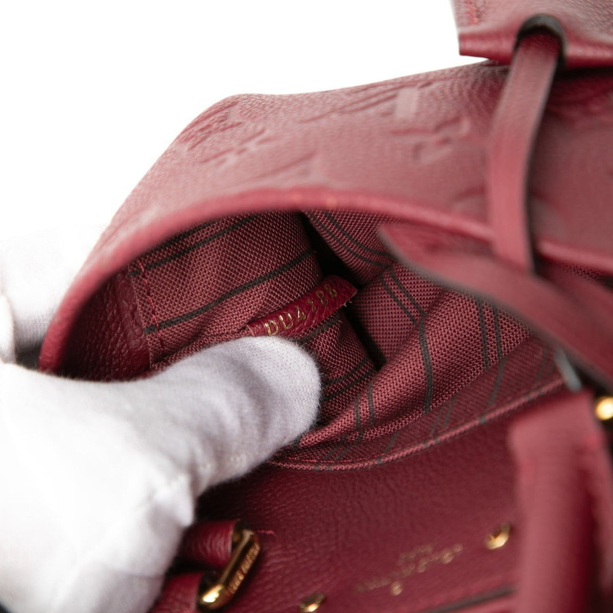Louis Vuitton Bordeaux Red Color Wine Leather Shoulder Bag (Pre-Owned)