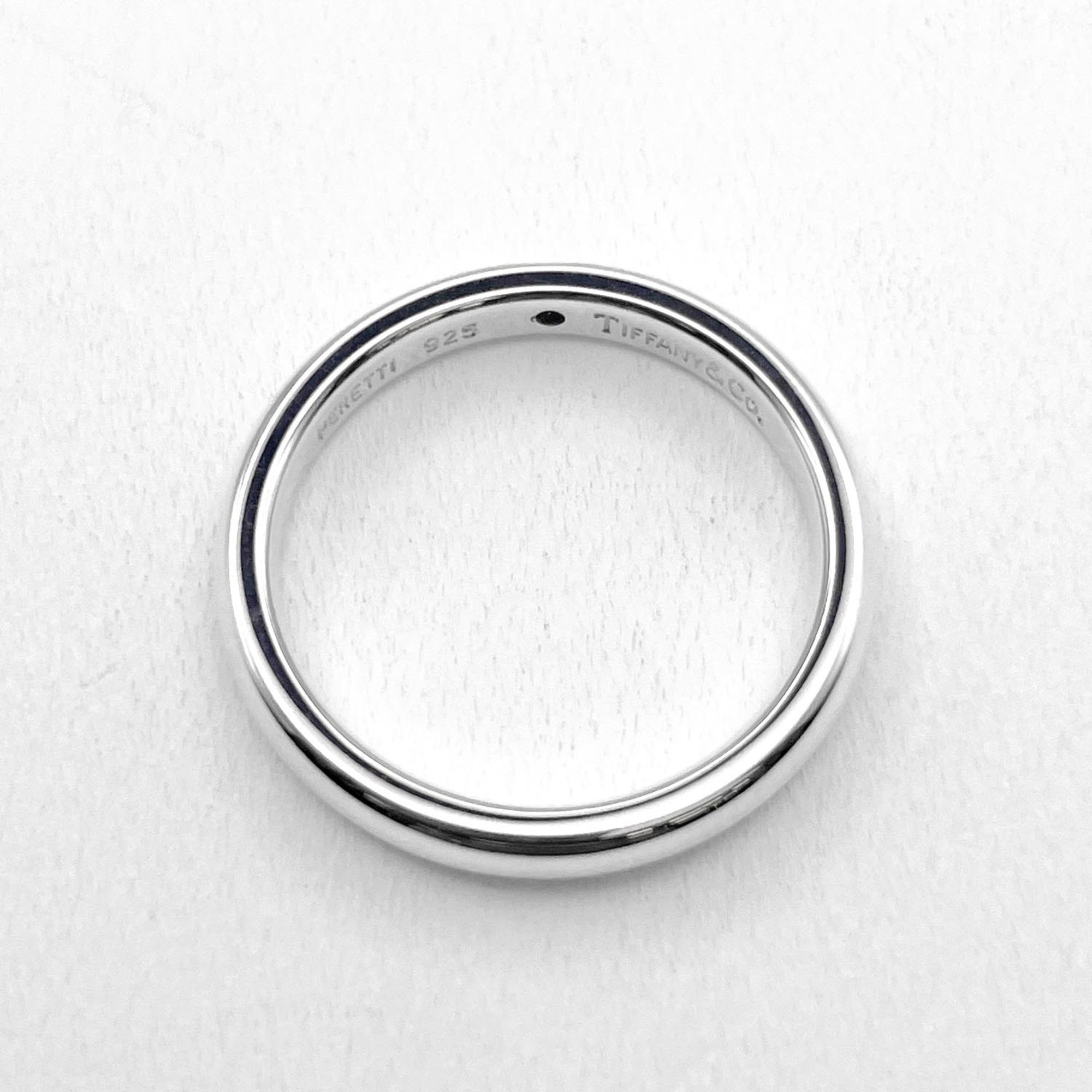 Tiffany Silver Silver 925 Band Ring (Pre-Owned)