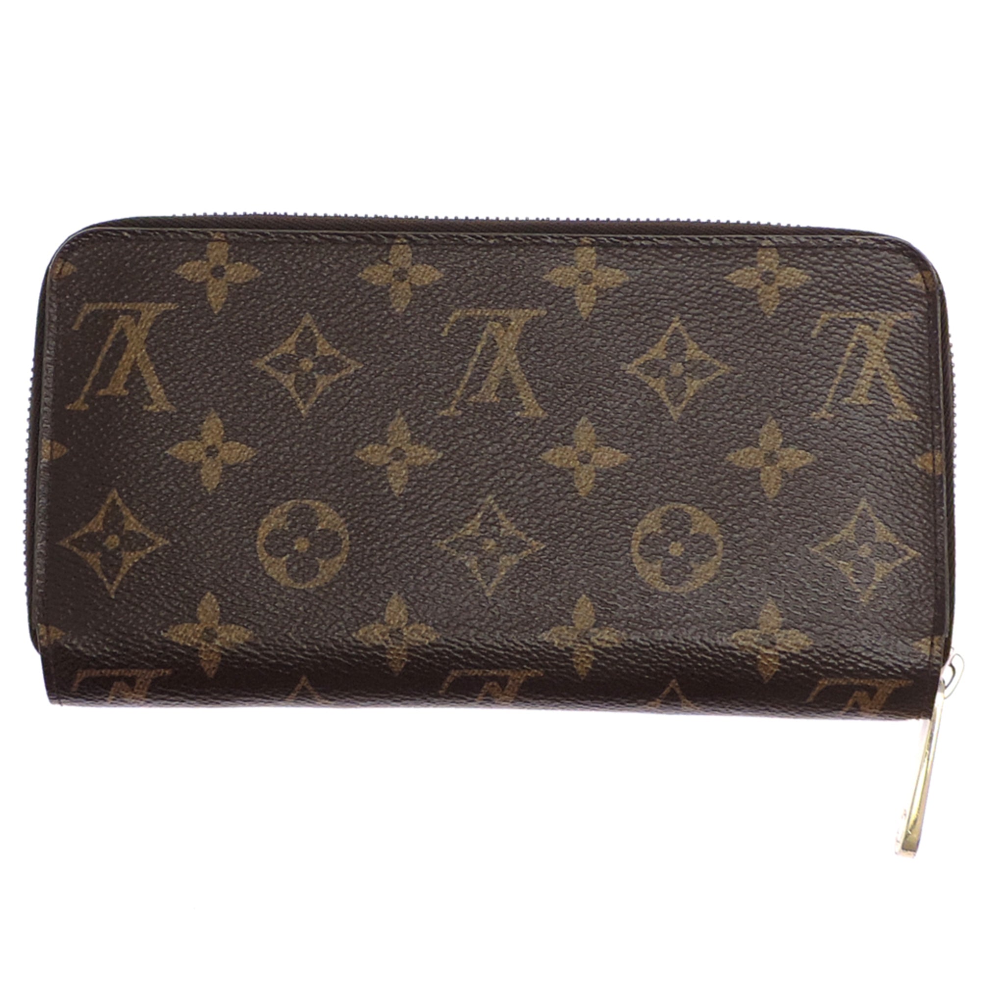 Louis Vuitton Brown Monogram Long Wallet (Bi-Fold) (Pre-Owned)