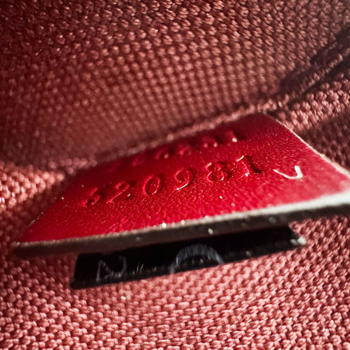 Gucci Bordeaux Leather Shoulder Bag (Pre-Owned)