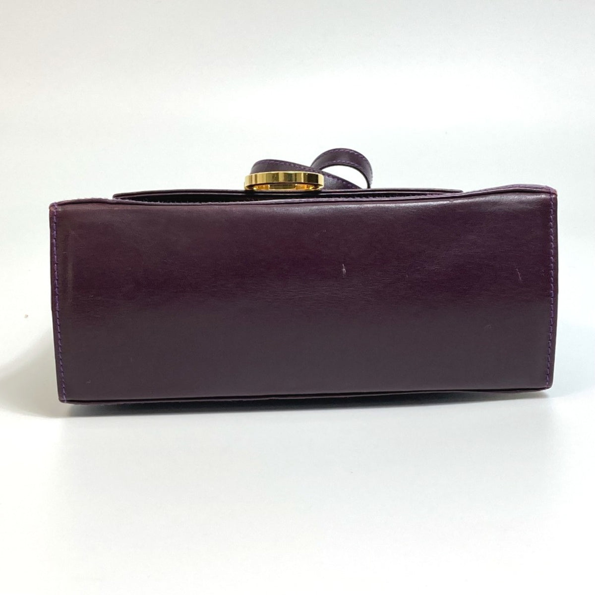 Salvatore Ferragamo Purple Leather Handbag (Pre-Owned)