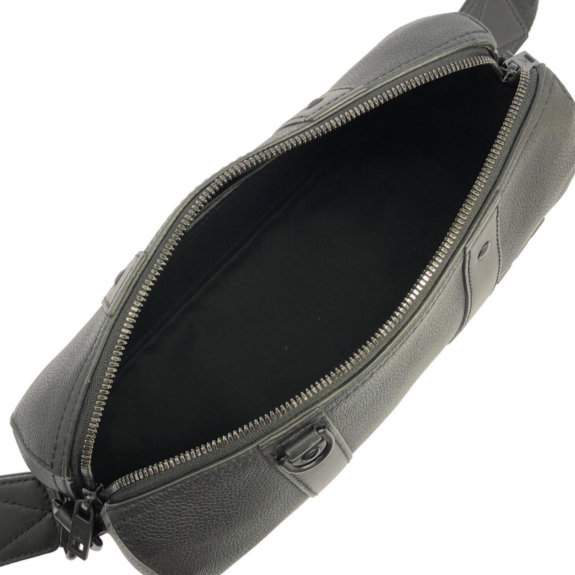 Louis Vuitton Black Leather Shoulder Bag (Pre-Owned)