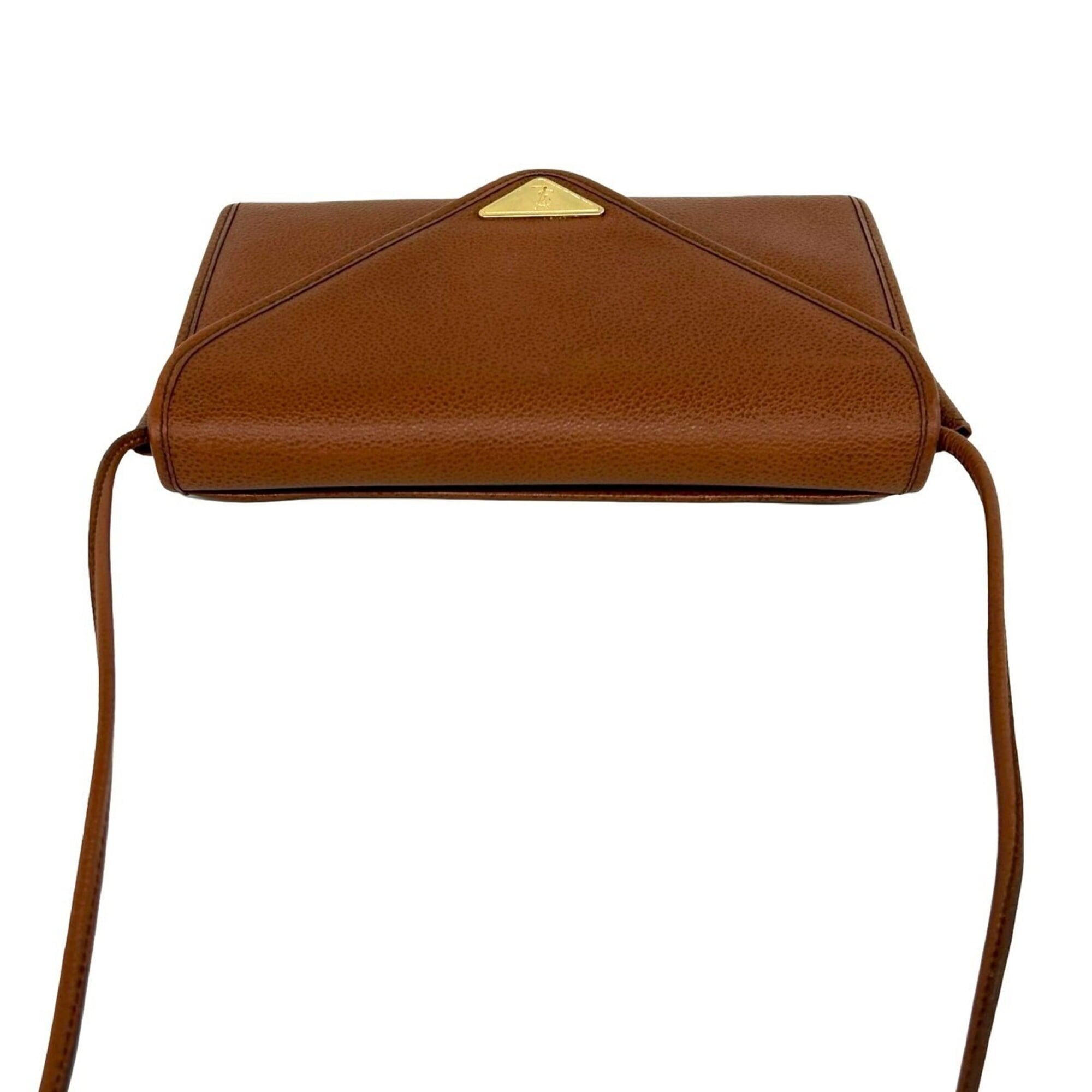 Yves Saint Laurent Brown Leather Shoulder Bag (Pre-Owned)