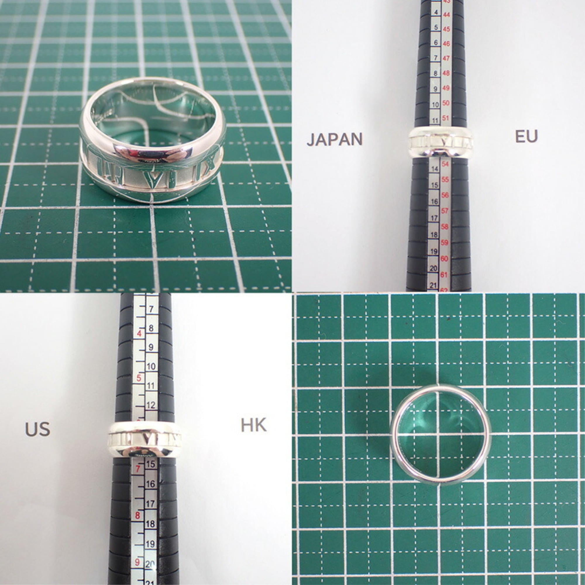 Tiffany Sterling Silver 925 Band Ring (Pre-Owned)