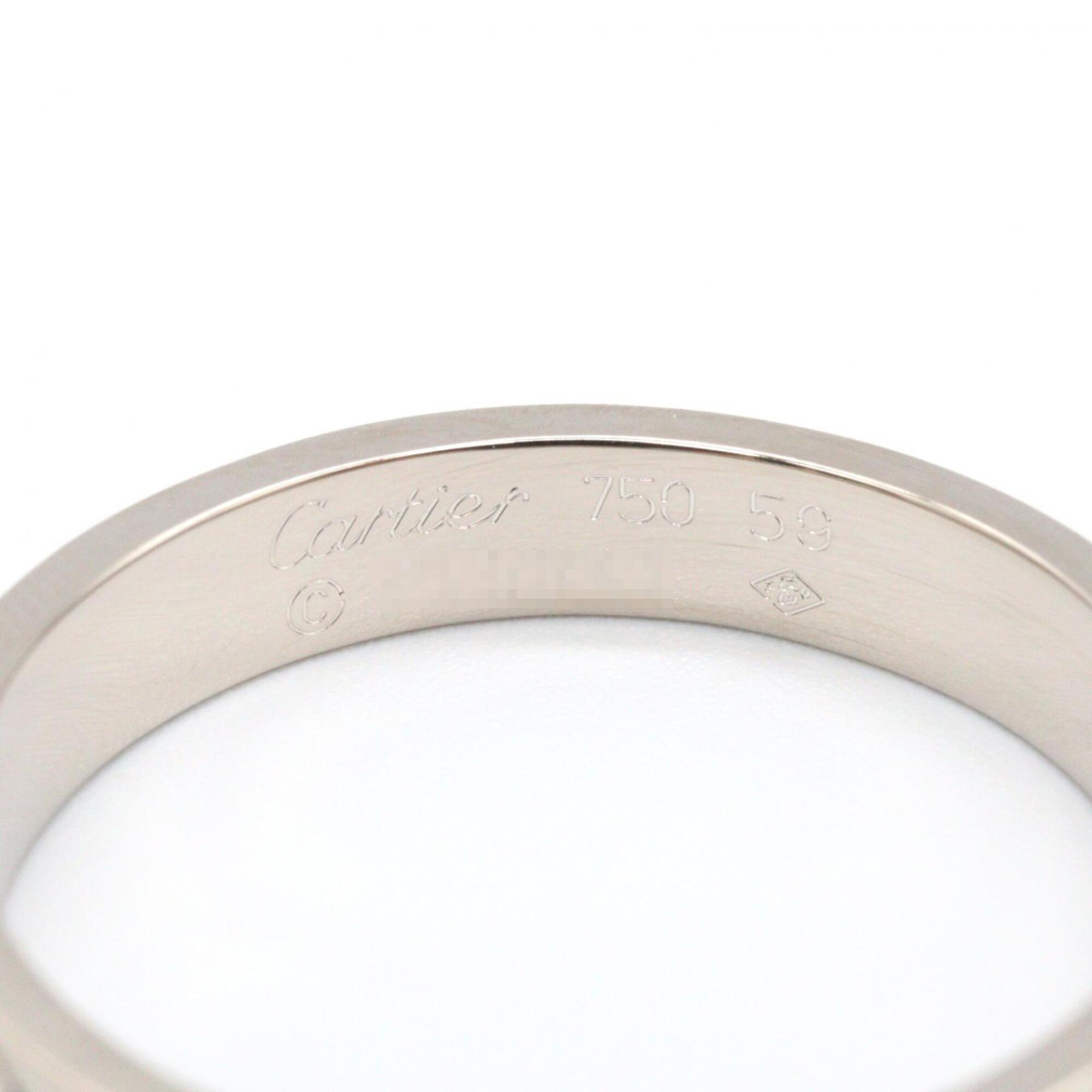 Cartier Silver White Gold (18K) Band Ring (Pre-Owned)