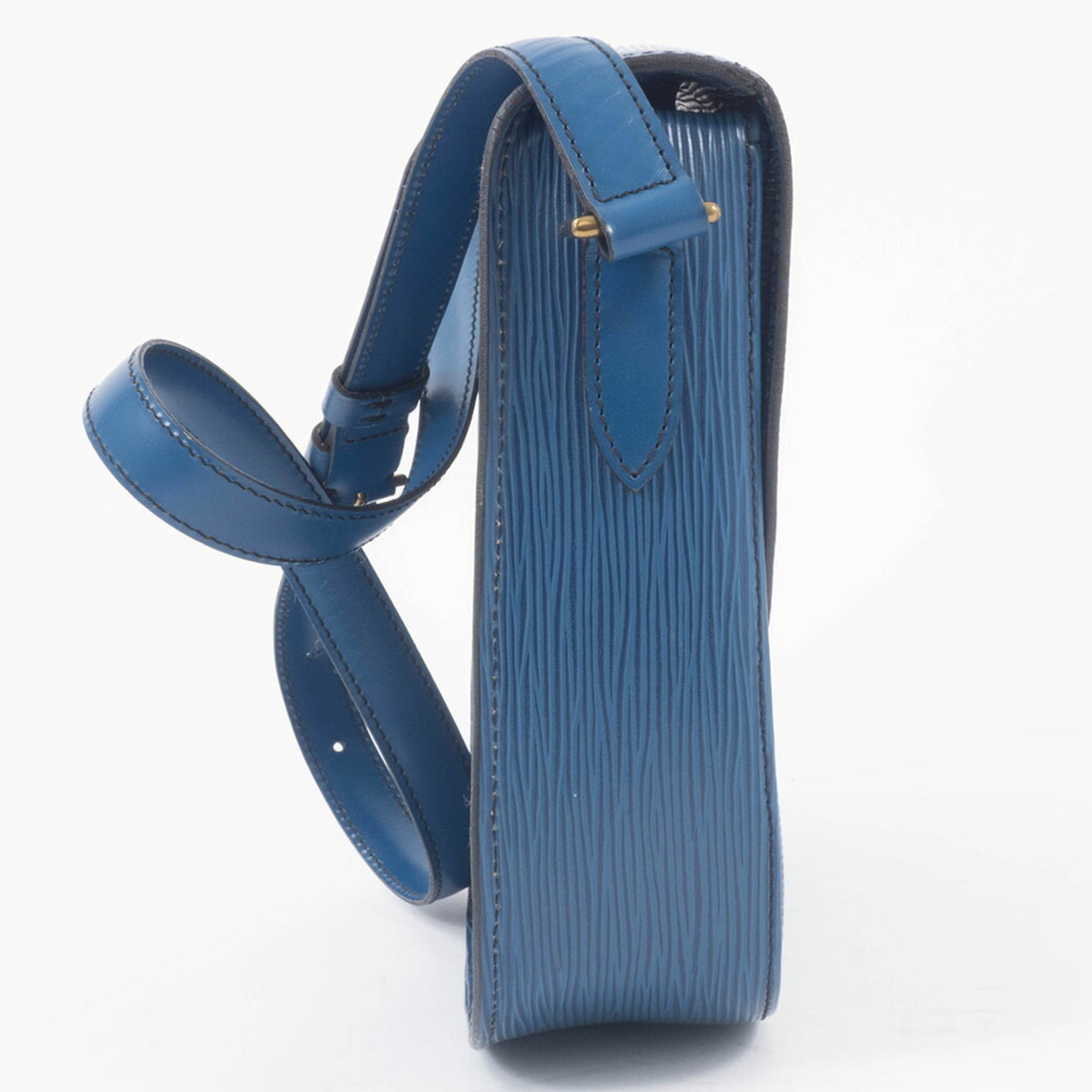 Louis Vuitton Epi Blue Epi Leather Shoulder Bag (Pre-Owned)