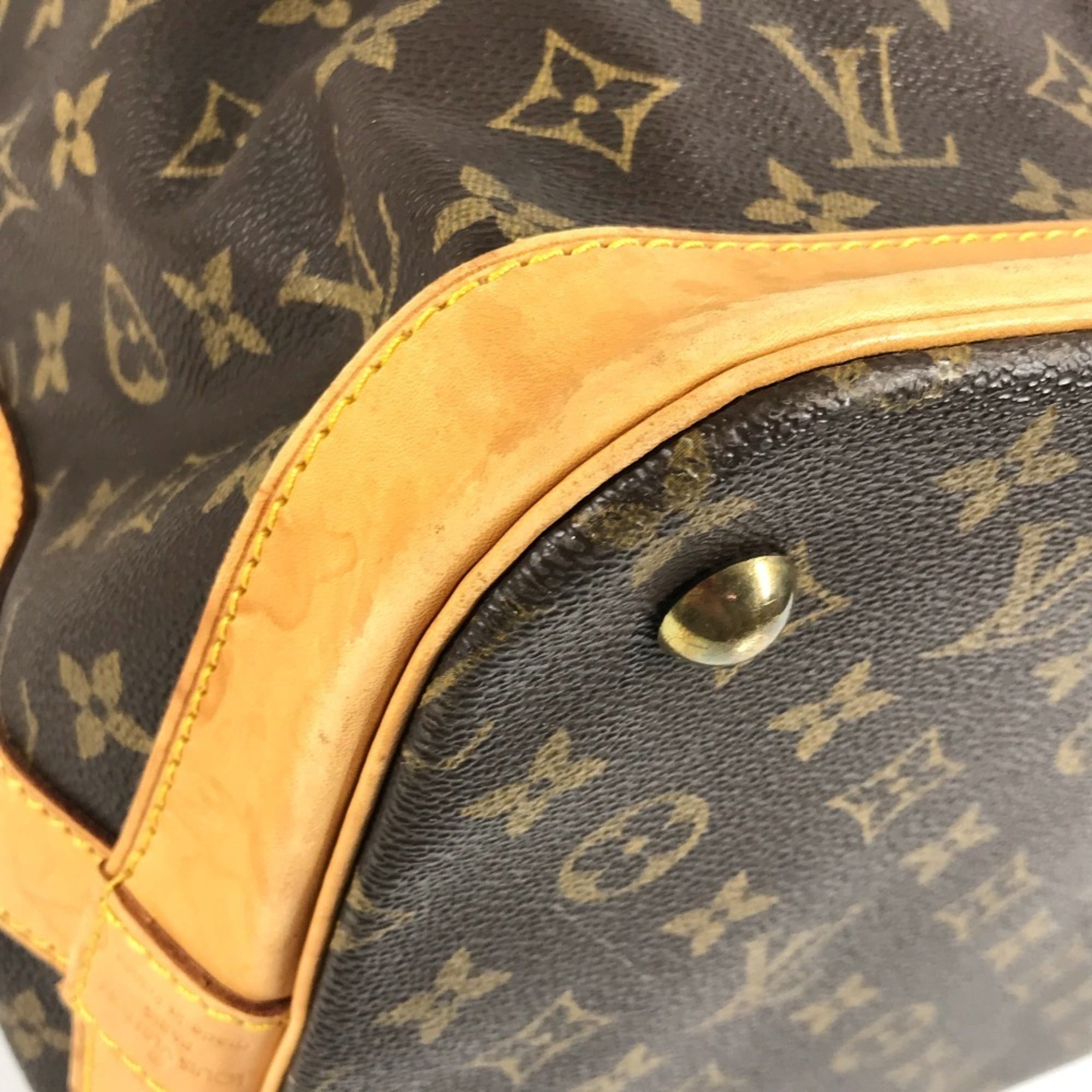 Louis Vuitton Brown Monogram Canvas Boston Bag Handbag (Pre-Owned)