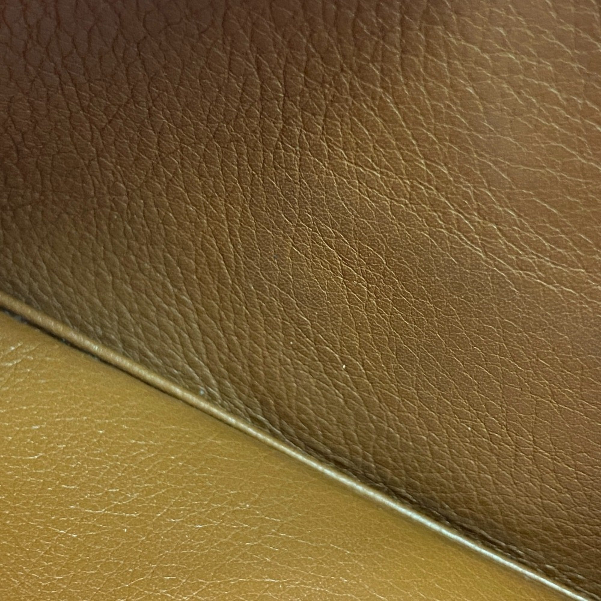 Louis Vuitton Brown Leather Long Wallet (Bi-Fold) (Pre-Owned)