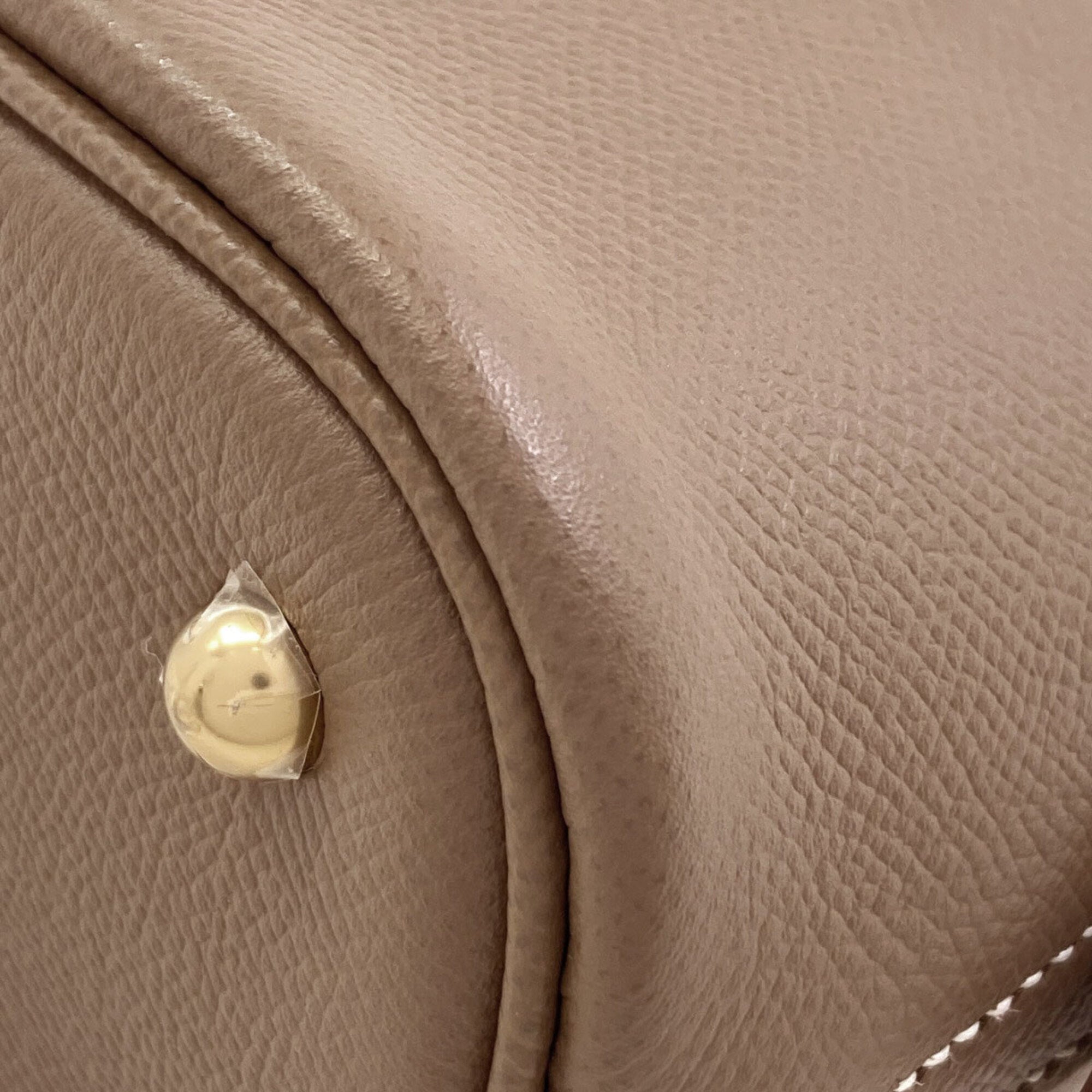 Hermes Bolide Etoupe Gray Epsom Leather Handbag (Pre-Owned)