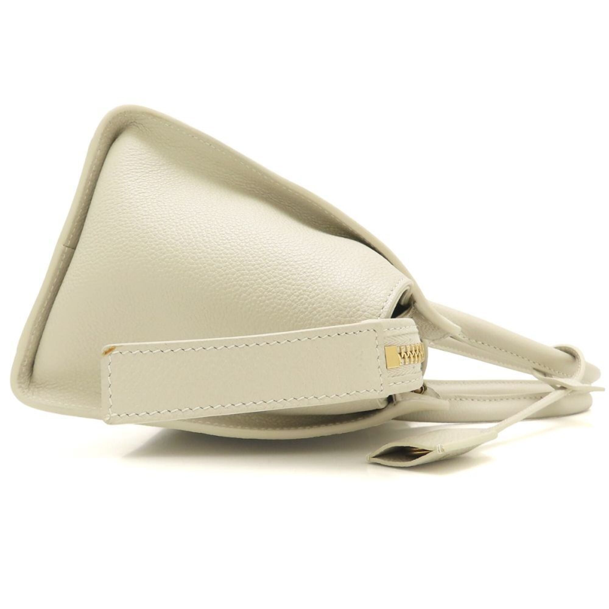 Yves Saint Laurent Ivory Leather Handbag (Pre-Owned)