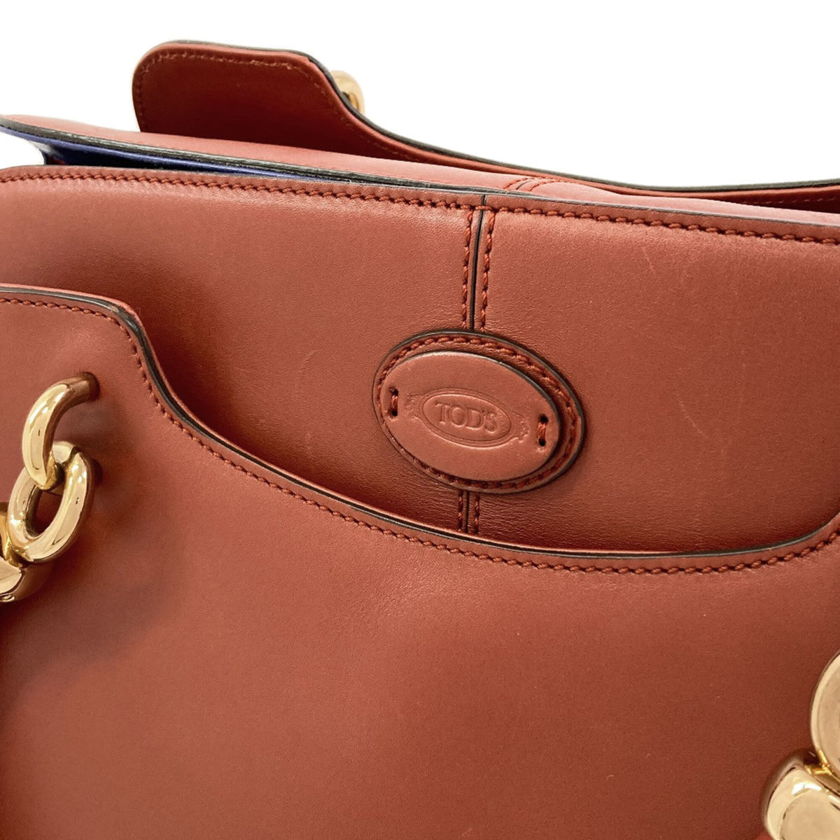 Tod's Brown Leather Handbag (Pre-Owned)