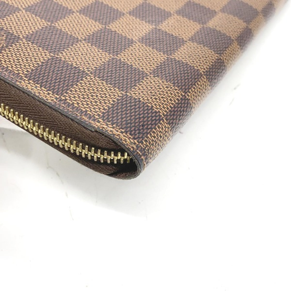 Louis Vuitton Brown Damier Canvas Long Wallet (Bi-Fold) (Pre-Owned)