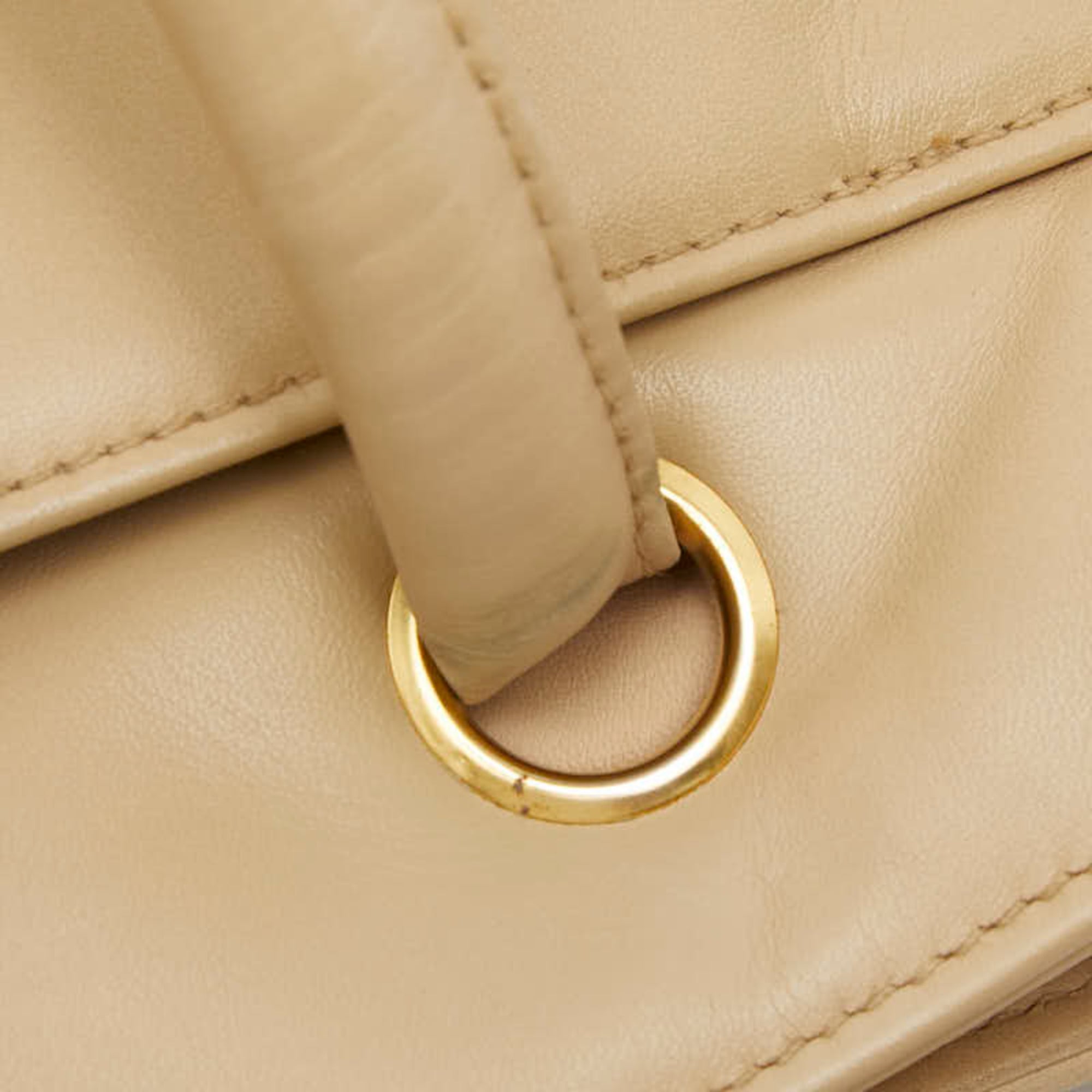 Chanel Beige Leather Tote Bag (Pre-Owned)