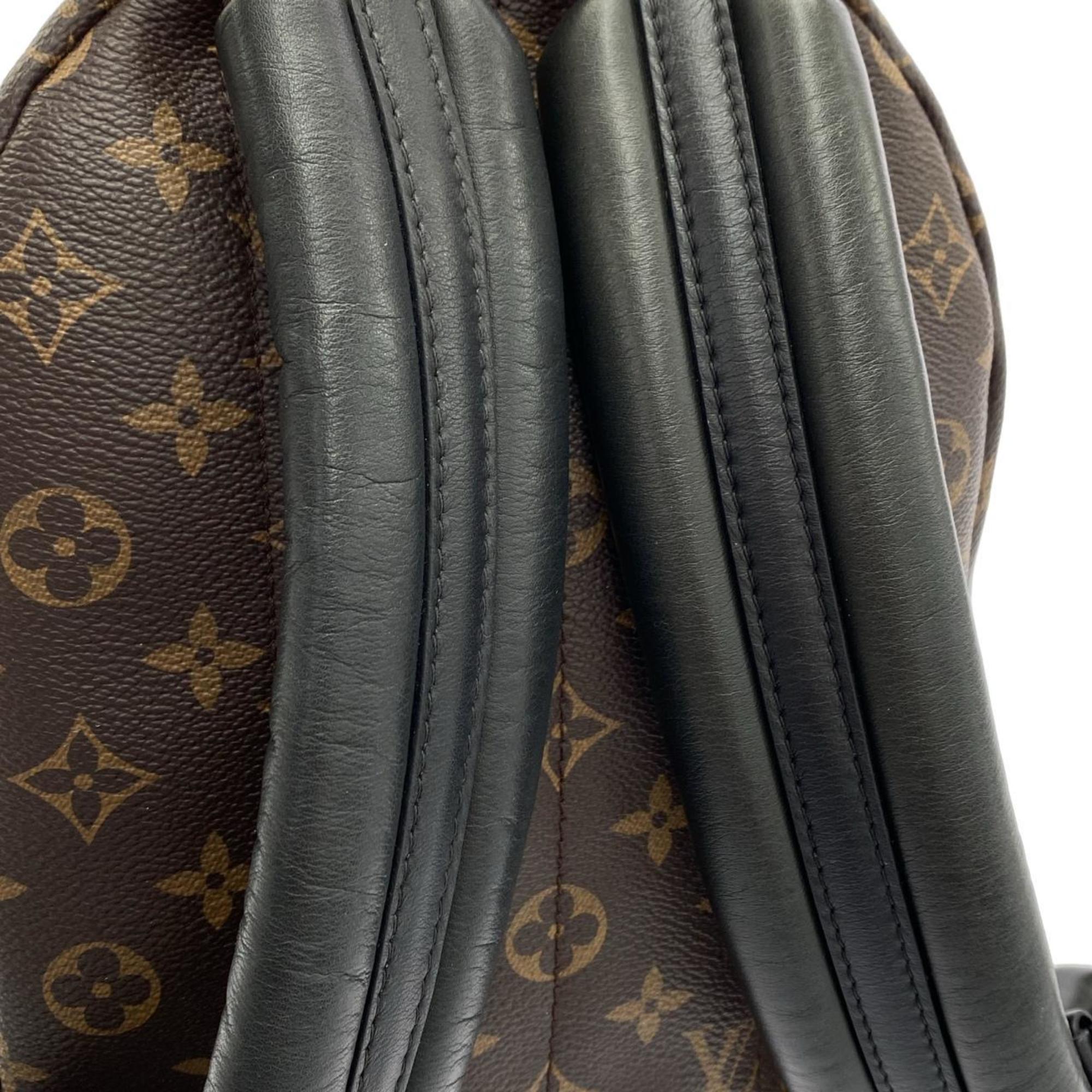 Louis Vuitton Brown Coated Canvas Backpack (Pre-Owned)