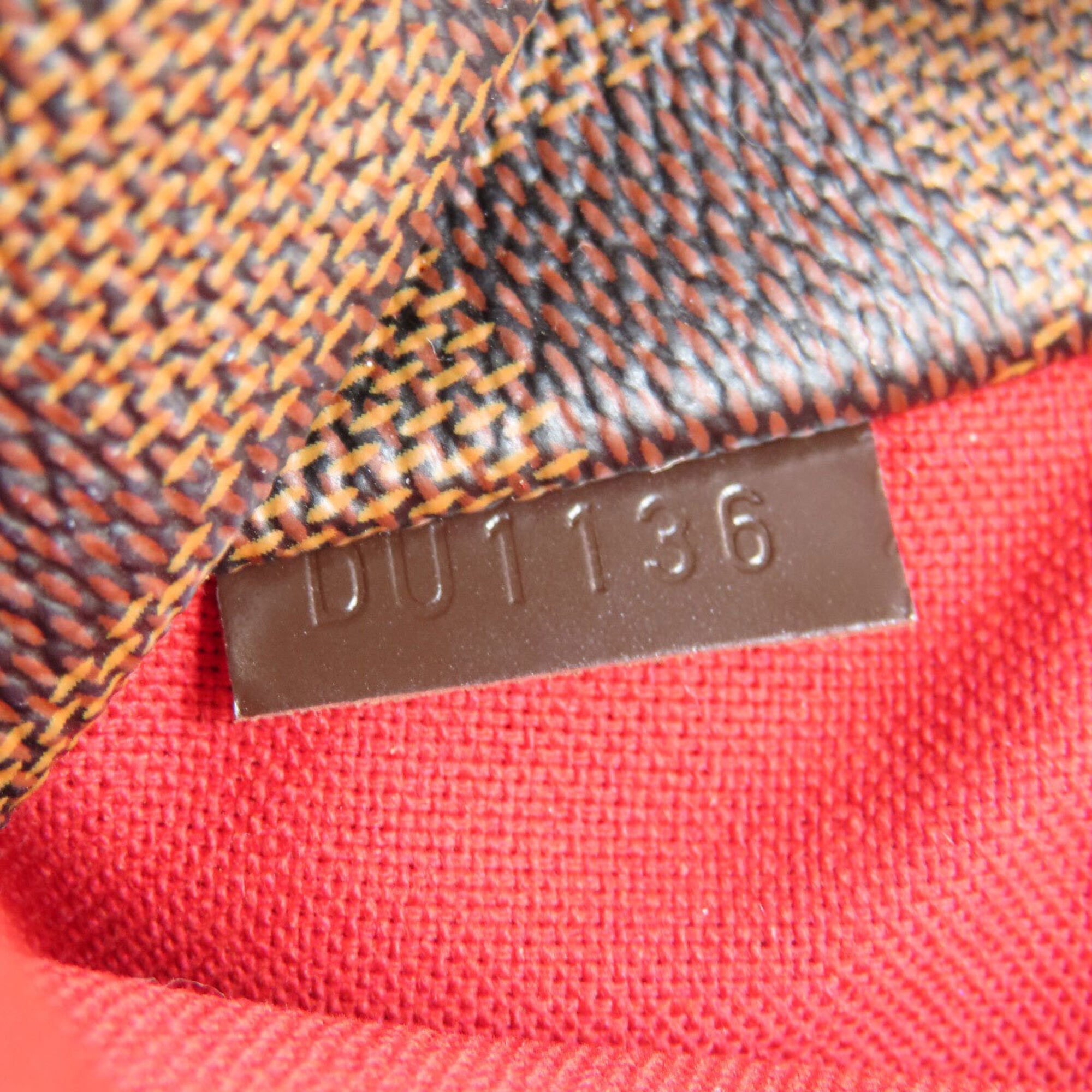 Louis Vuitton Damier Canvas Ebene Damier Canvas Handbag (Pre-Owned)