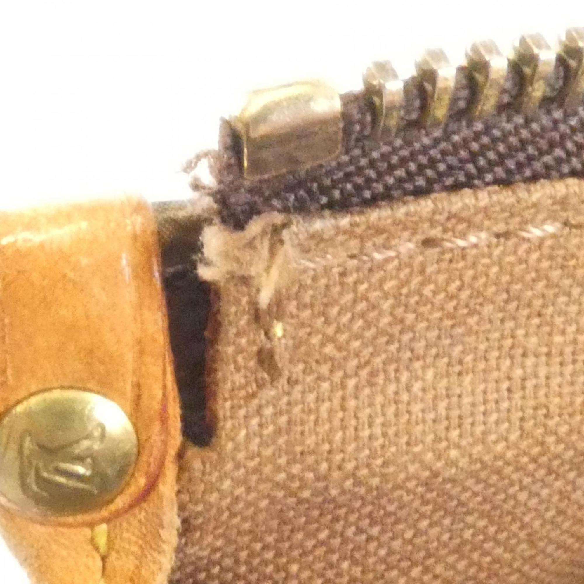 Louis Vuitton Monogram Marron Coated Canvas Shoulder Bag (Pre-Owned)