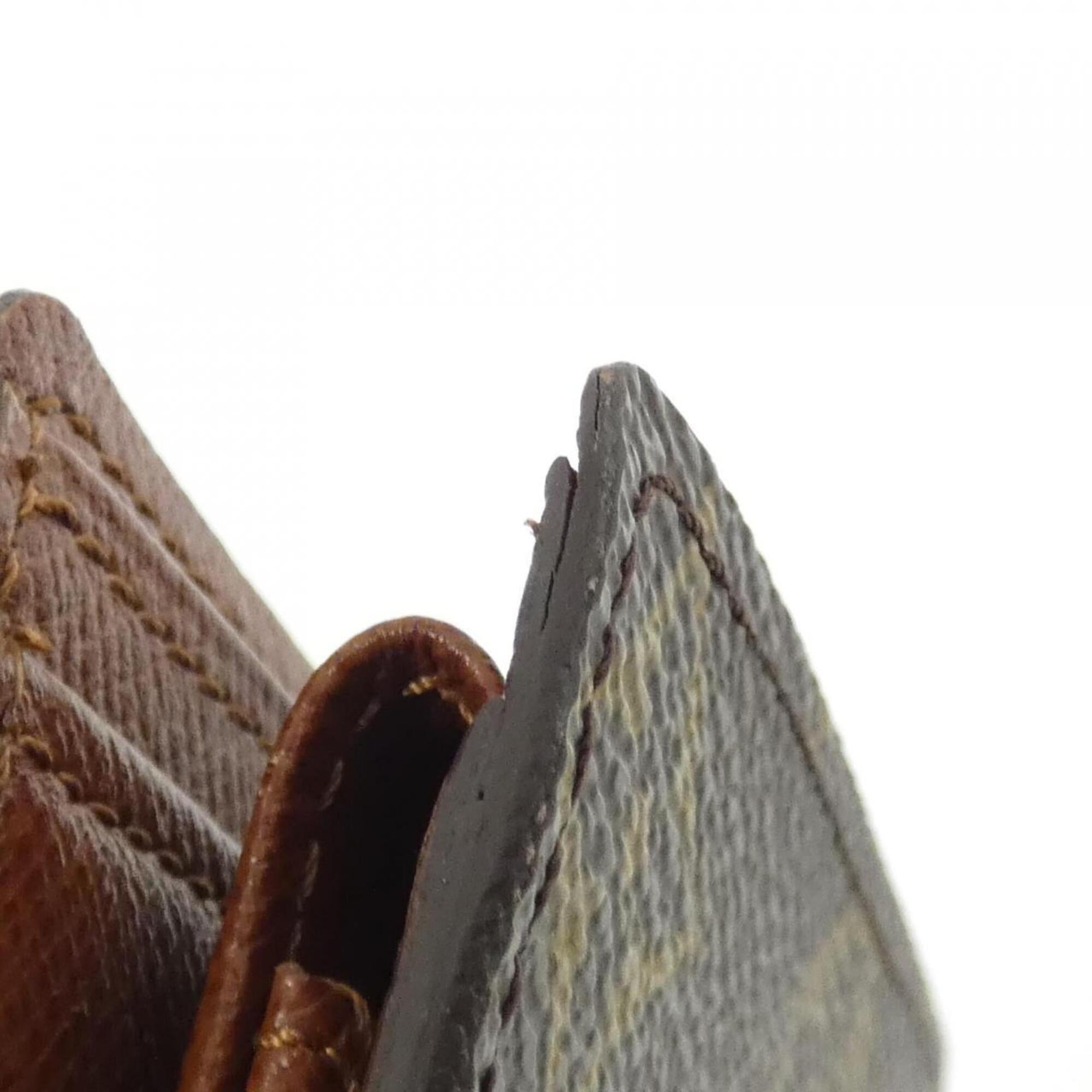 Louis Vuitton Brown Coated Canvas Wallet (Bi-Fold) (Pre-Owned)