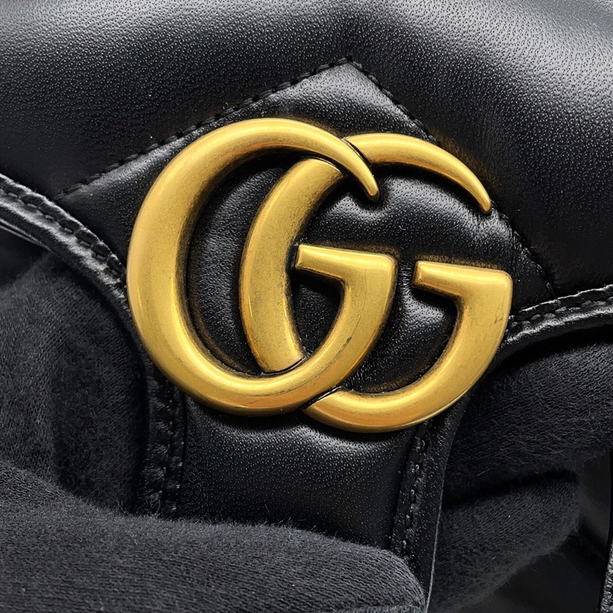 Gucci Black Leather Backpack (Pre-Owned)
