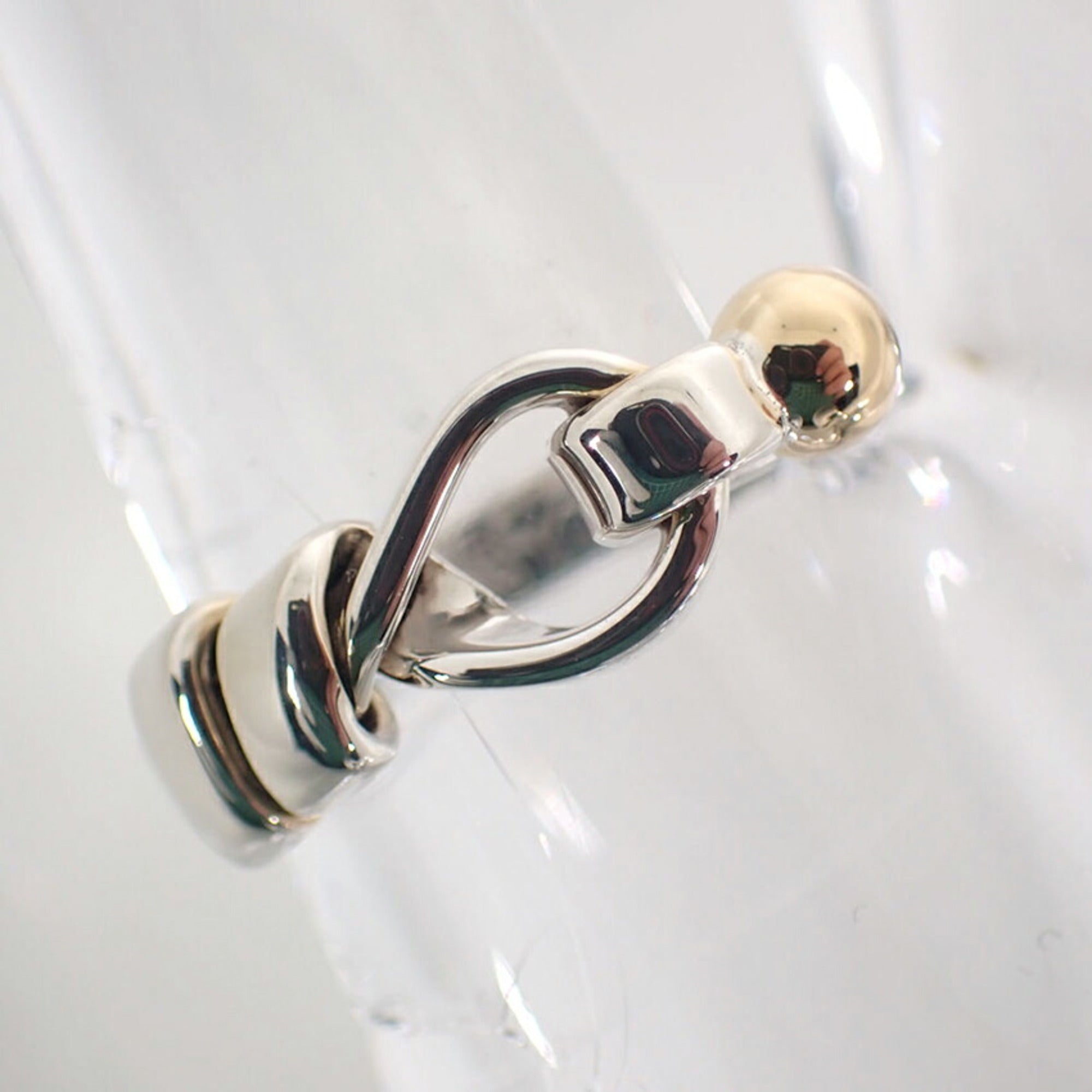 Tiffany Yellow Gold (18K) Sterling Silver 925 Band Ring (Pre-Owned)