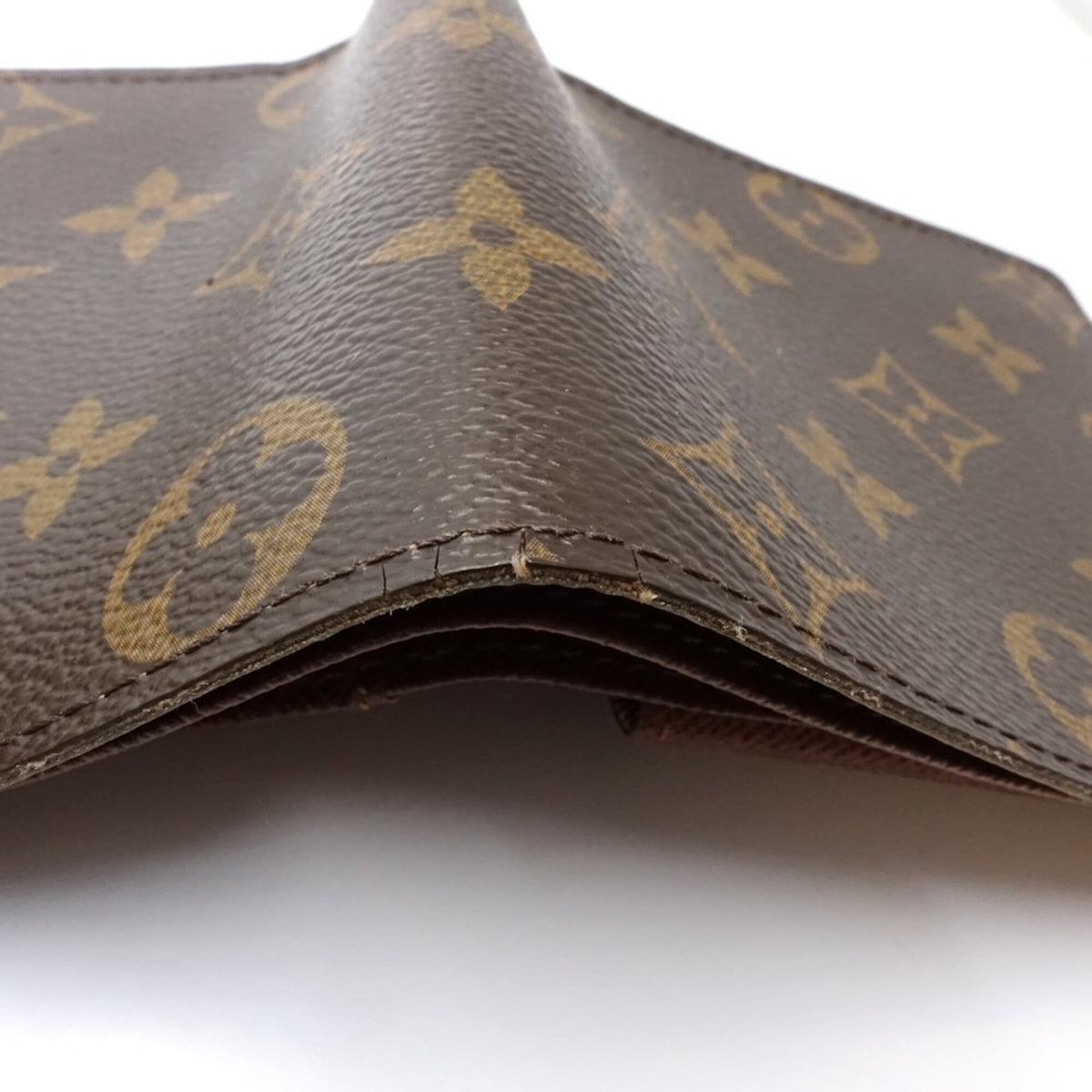 Louis Vuitton Brown Monogram Canvas Wallet (Bi-Fold) (Pre-Owned)