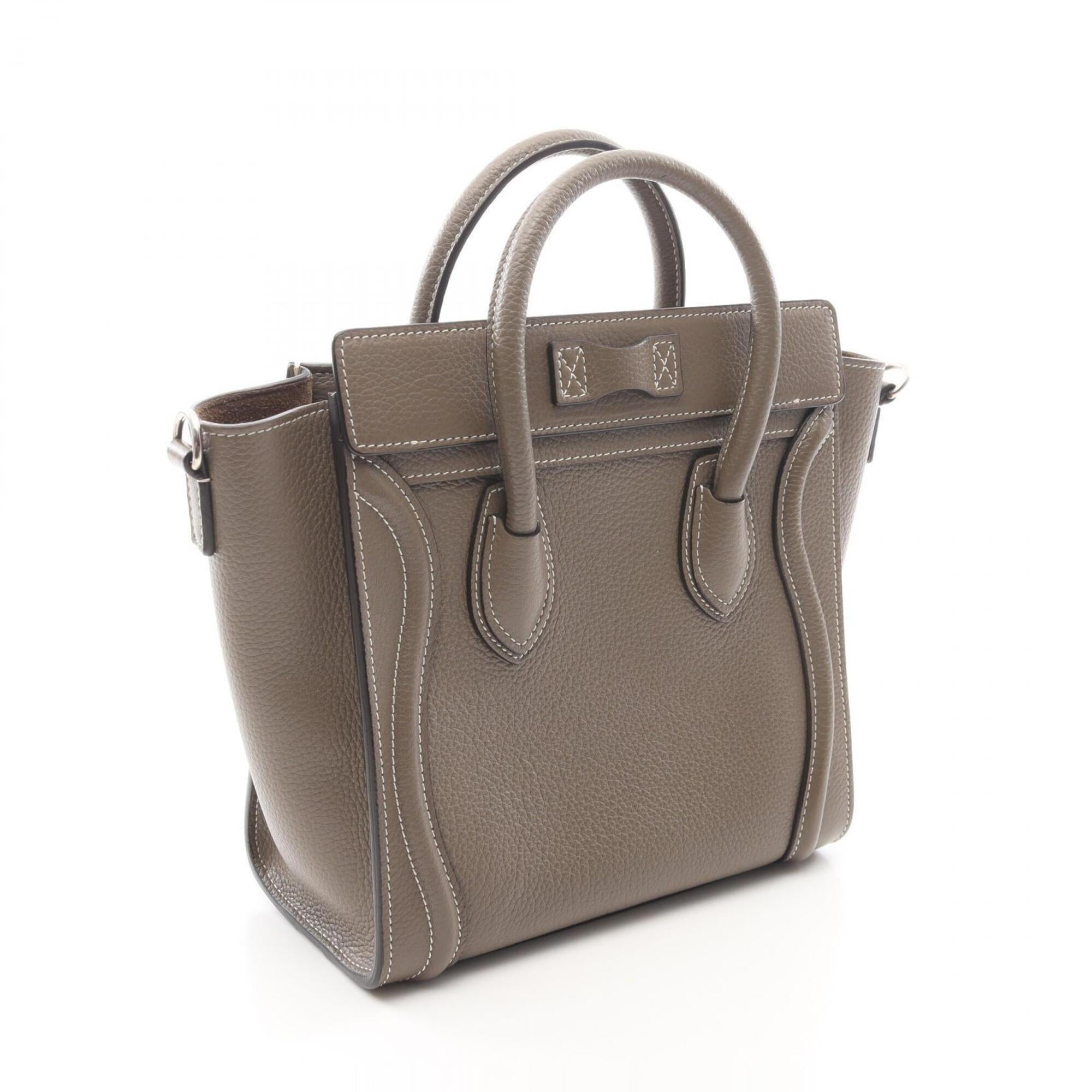 Celine Beige Leather Handbag (Pre-Owned)