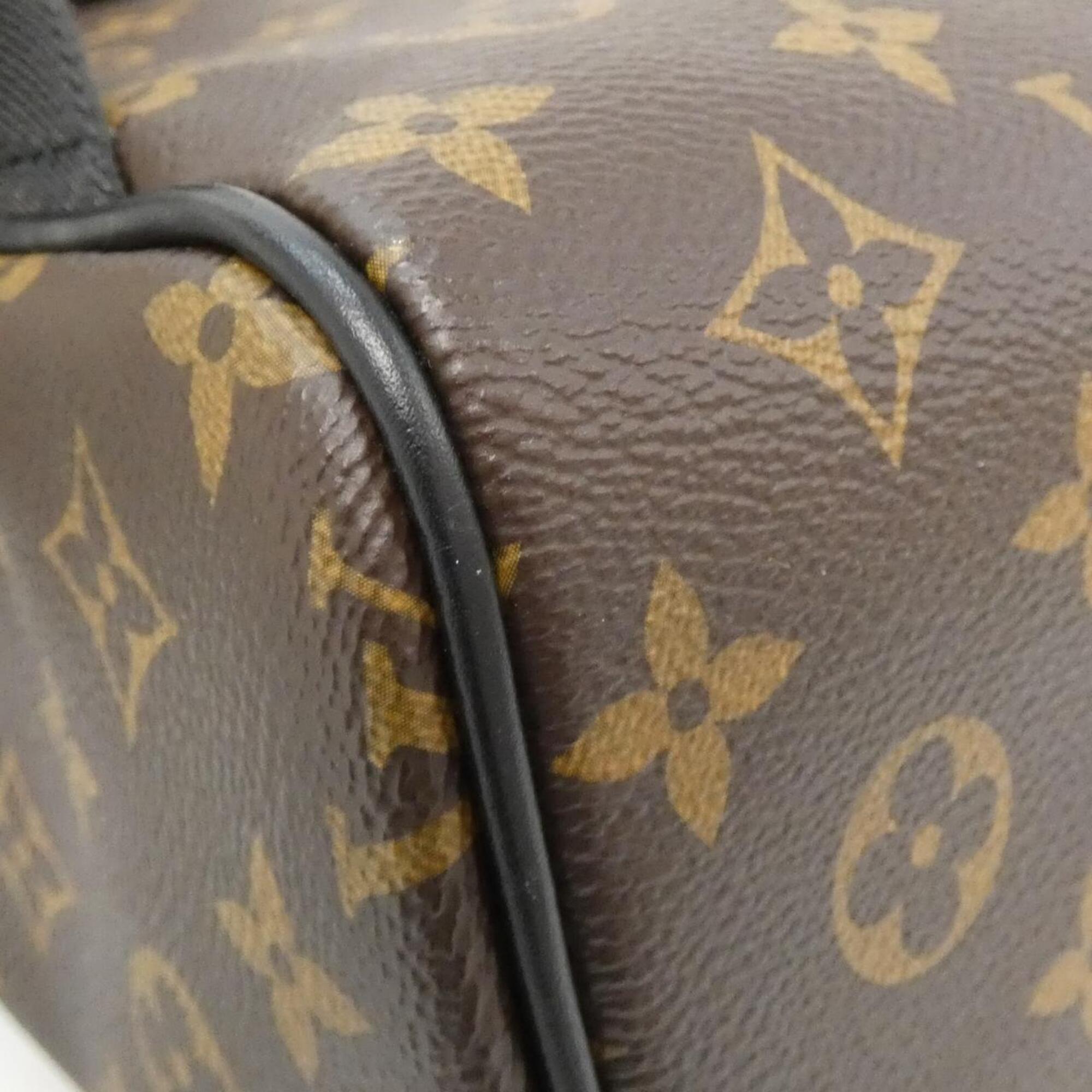Louis Vuitton Marron Coated Canvas Backpack (Pre-Owned)