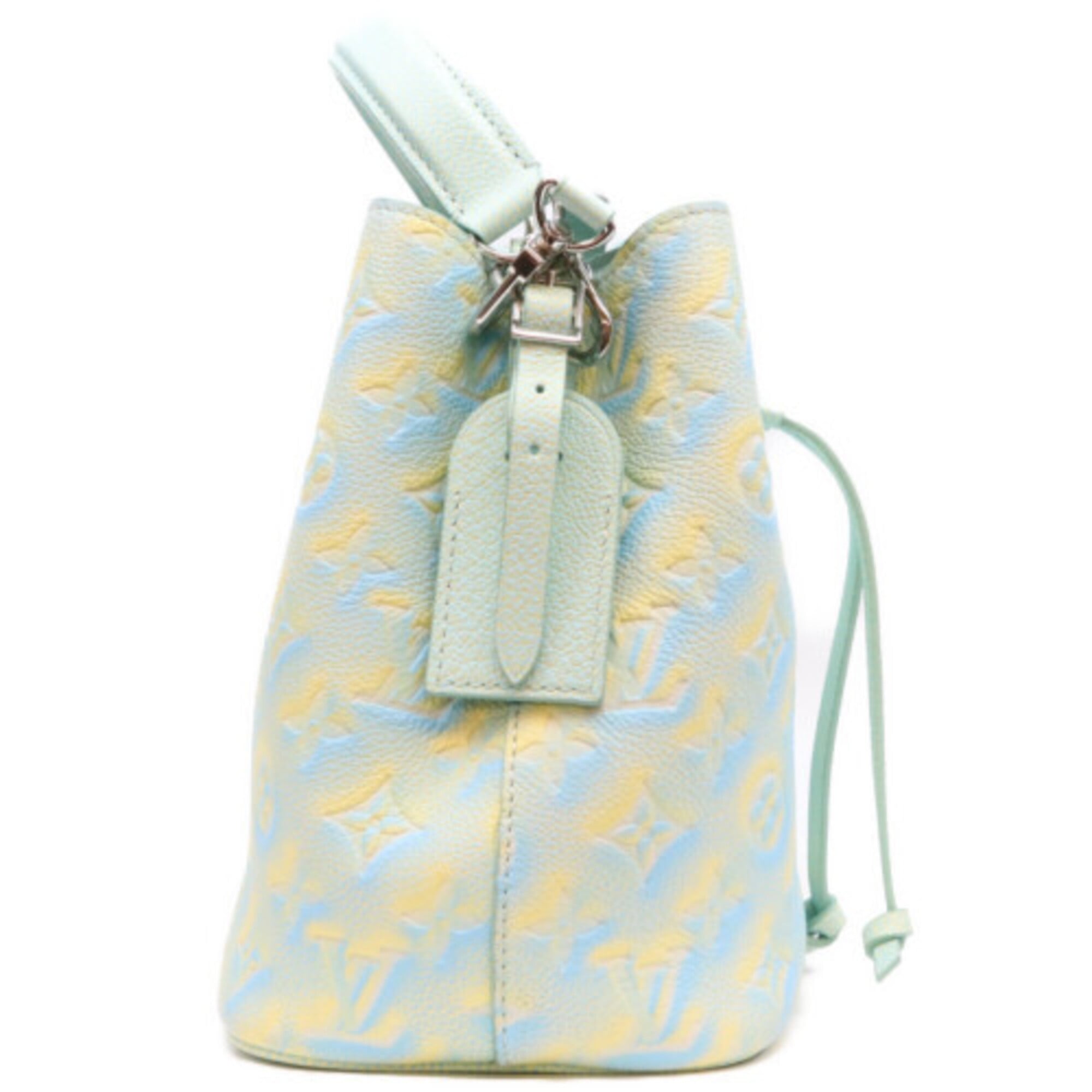 Louis Vuitton Blue Yellow Monogram Empreinte Shoulder Bag (Pre-Owned)