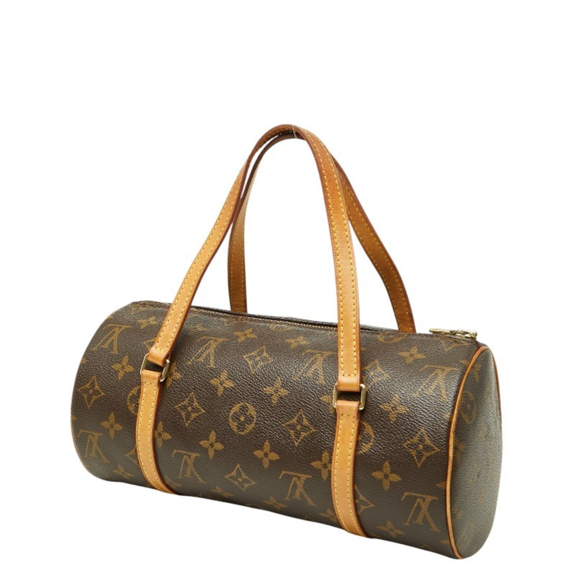 Louis Vuitton Brown Pvc Leather Handbag (Pre-Owned)