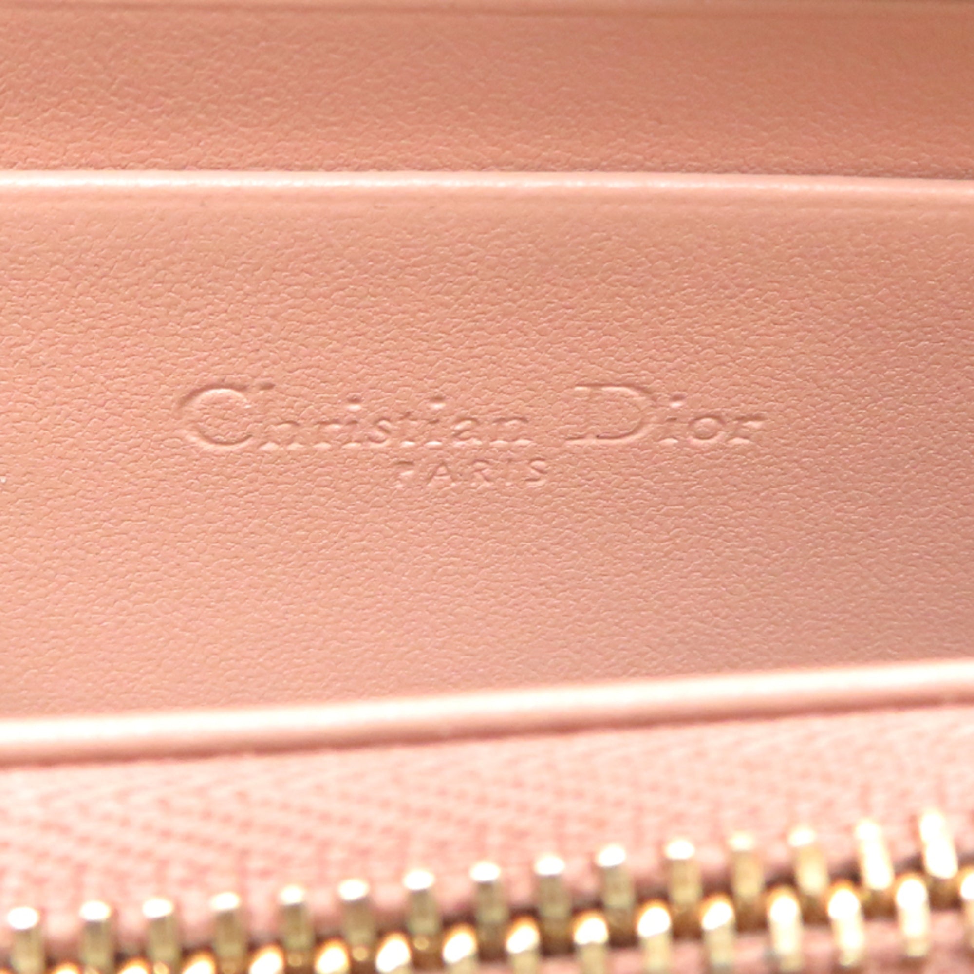 Christian Dior Pink Leather Coin Purse/Coin Case (Pre-Owned)