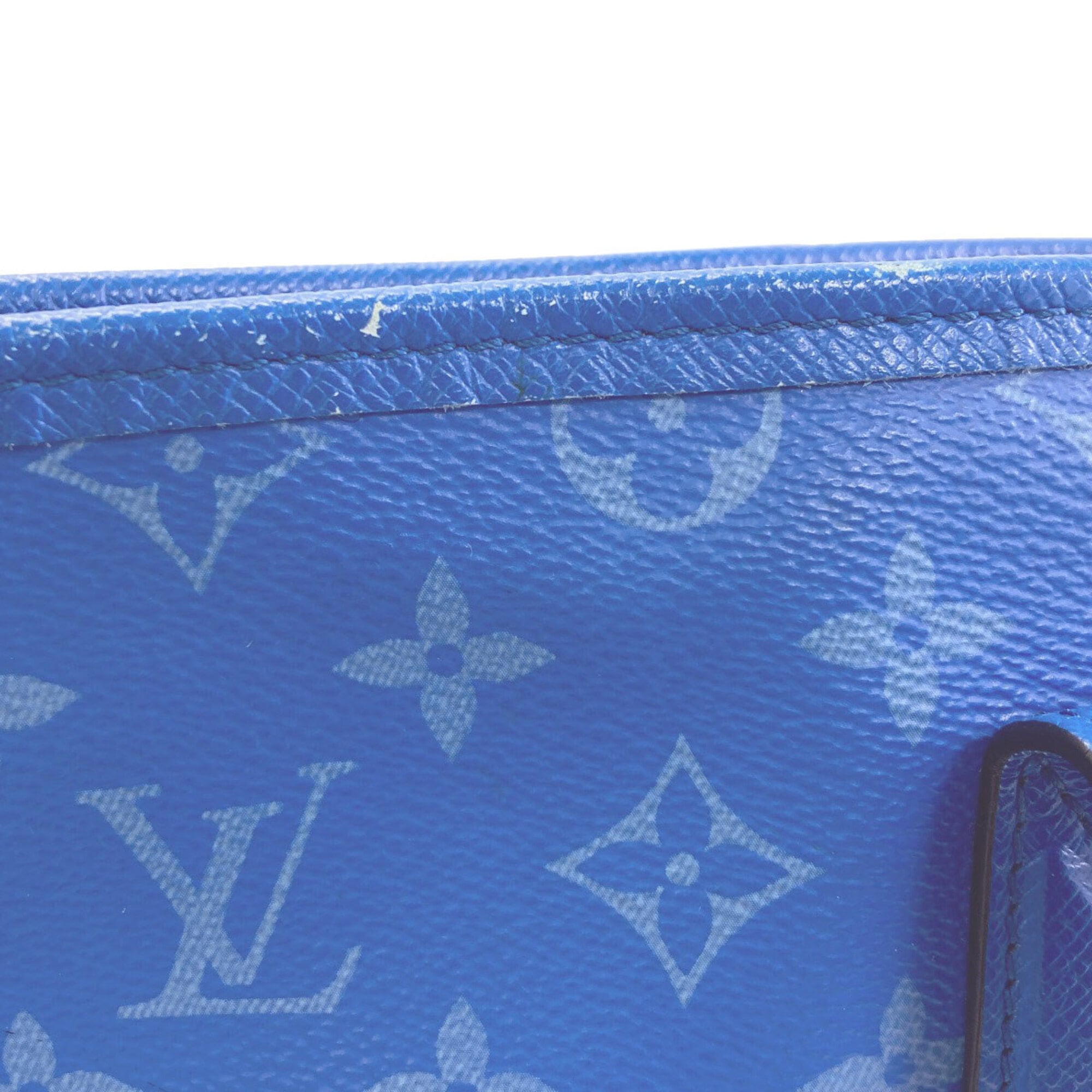 Louis Vuitton Taigarama Taiga Leather Handbag Tote Bag (Pre-Owned)