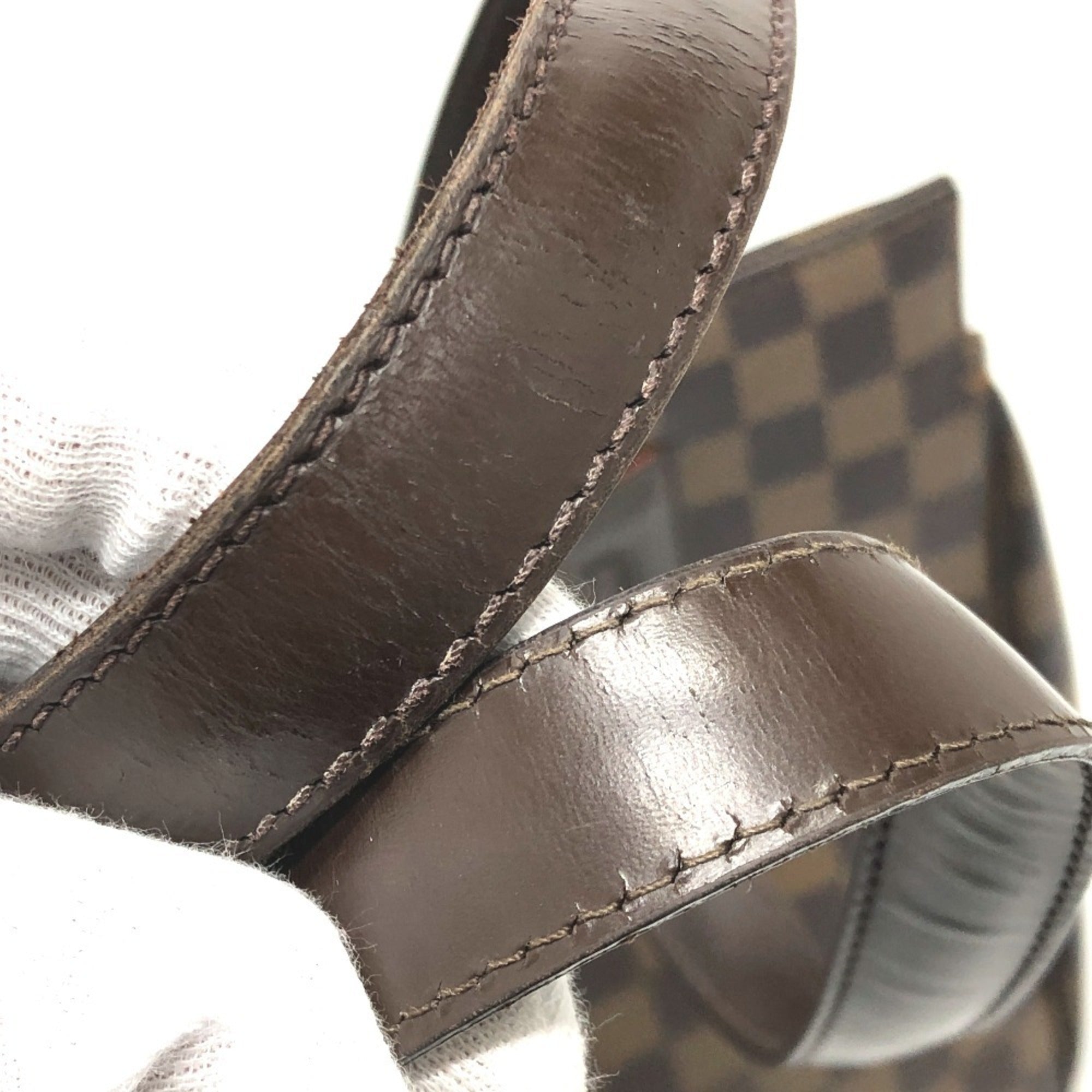 Louis Vuitton Brown Damier Canvas Damier Canvas Shoulder Bag Tote Bag (Pre-Owned)