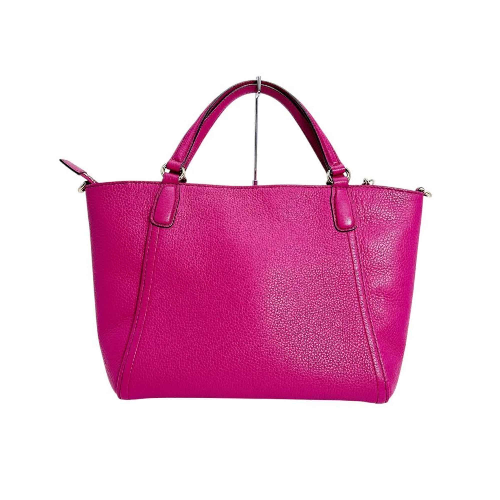 Gucci Pink Leather Handbag (Pre-Owned)