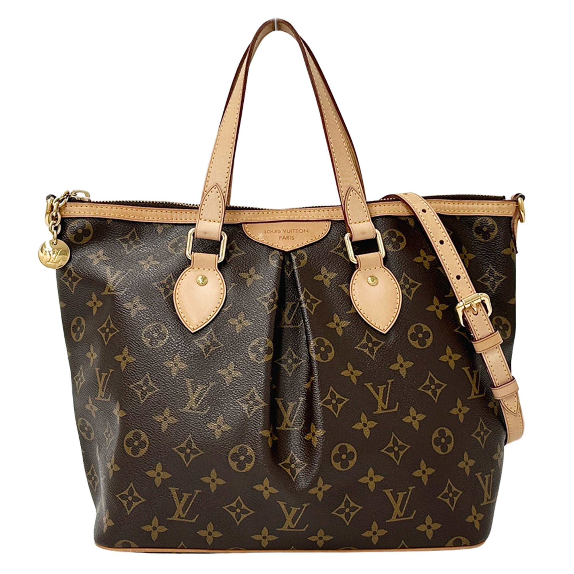 Louis Vuitton Brown Monogram Canvas Handbag Shoulder Bag (Pre-Owned)