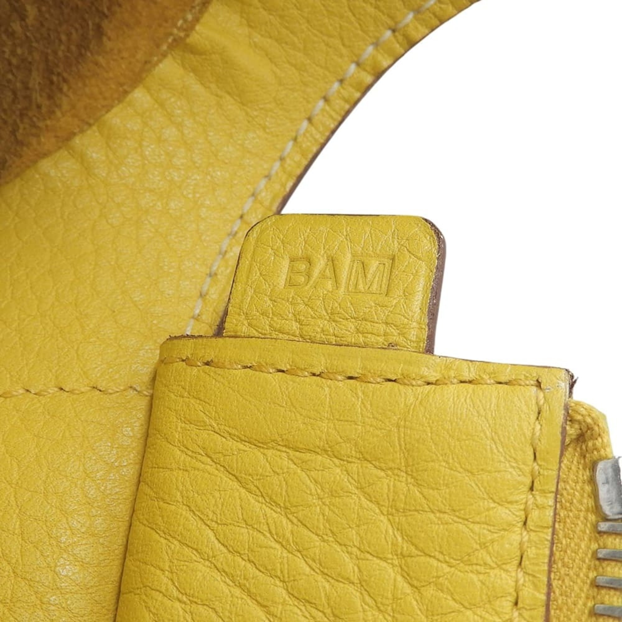 Hermes Yellow Taurillon Clemence Leather Shoulder Bag Tote Bag (Pre-Owned)