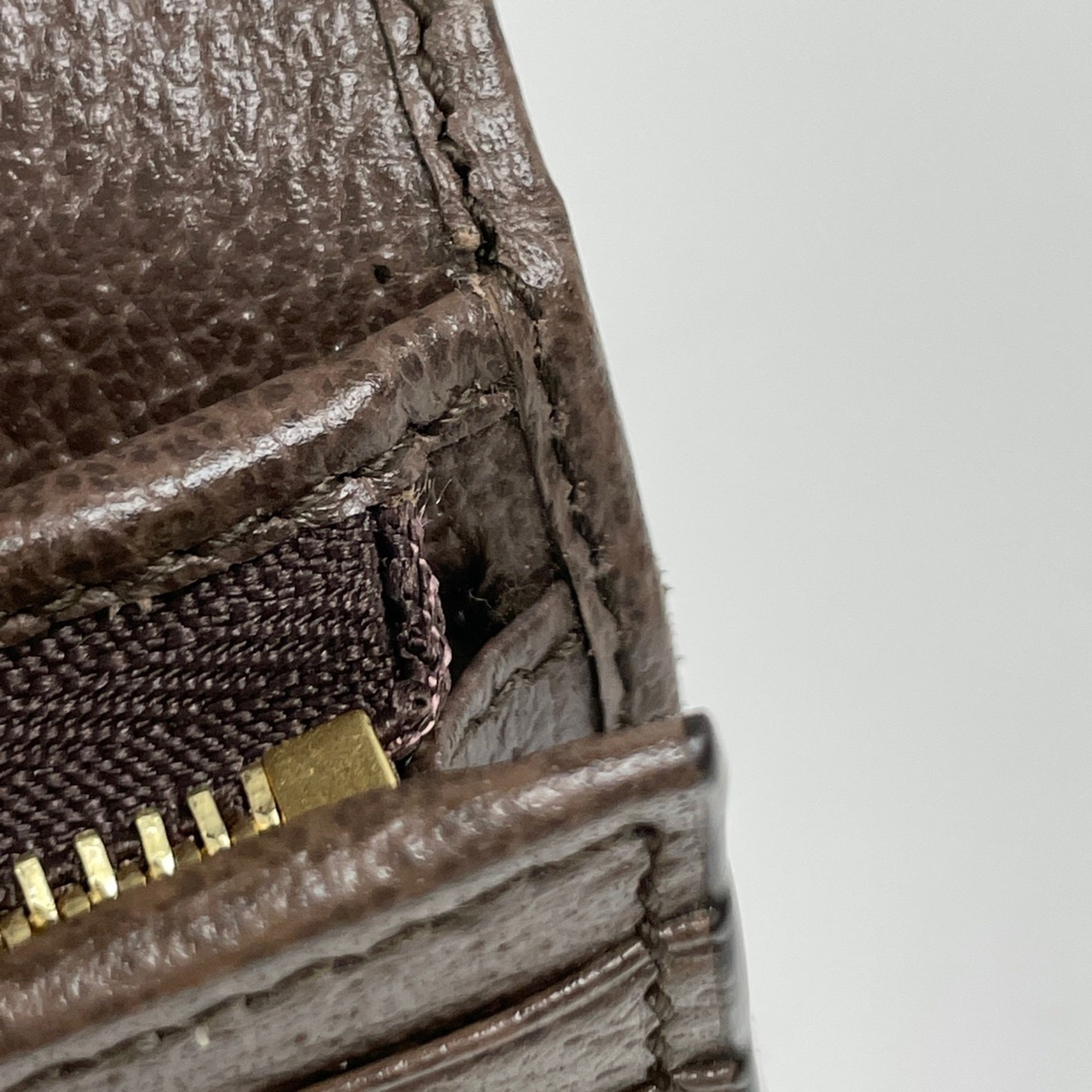 Gucci Beige Brown Coated Canvas Wallet (Bi-Fold) (Pre-Owned)