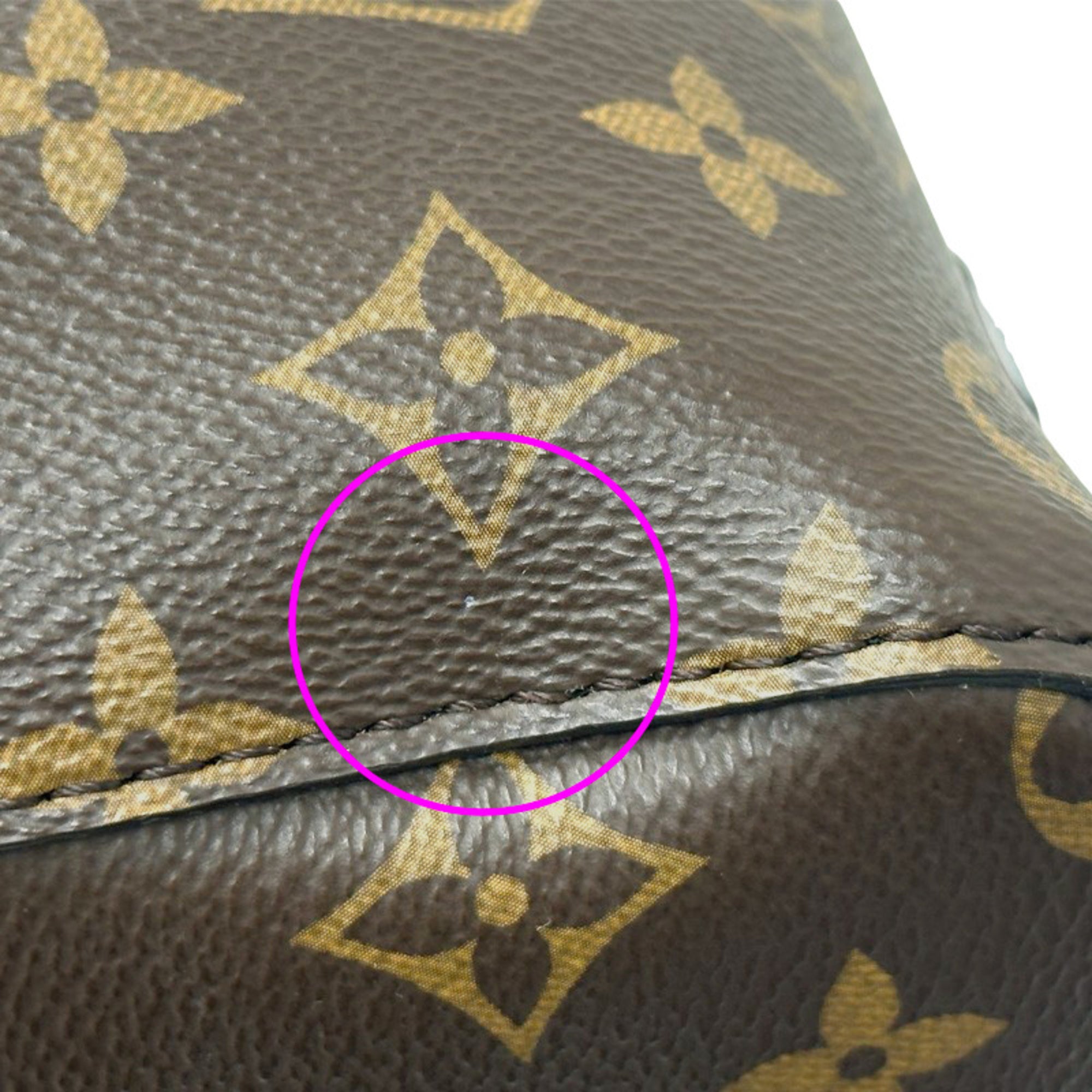 Louis Vuitton Brown Monogram Noir White Monogram Handbag Shoulder Bag (Pre-Owned)