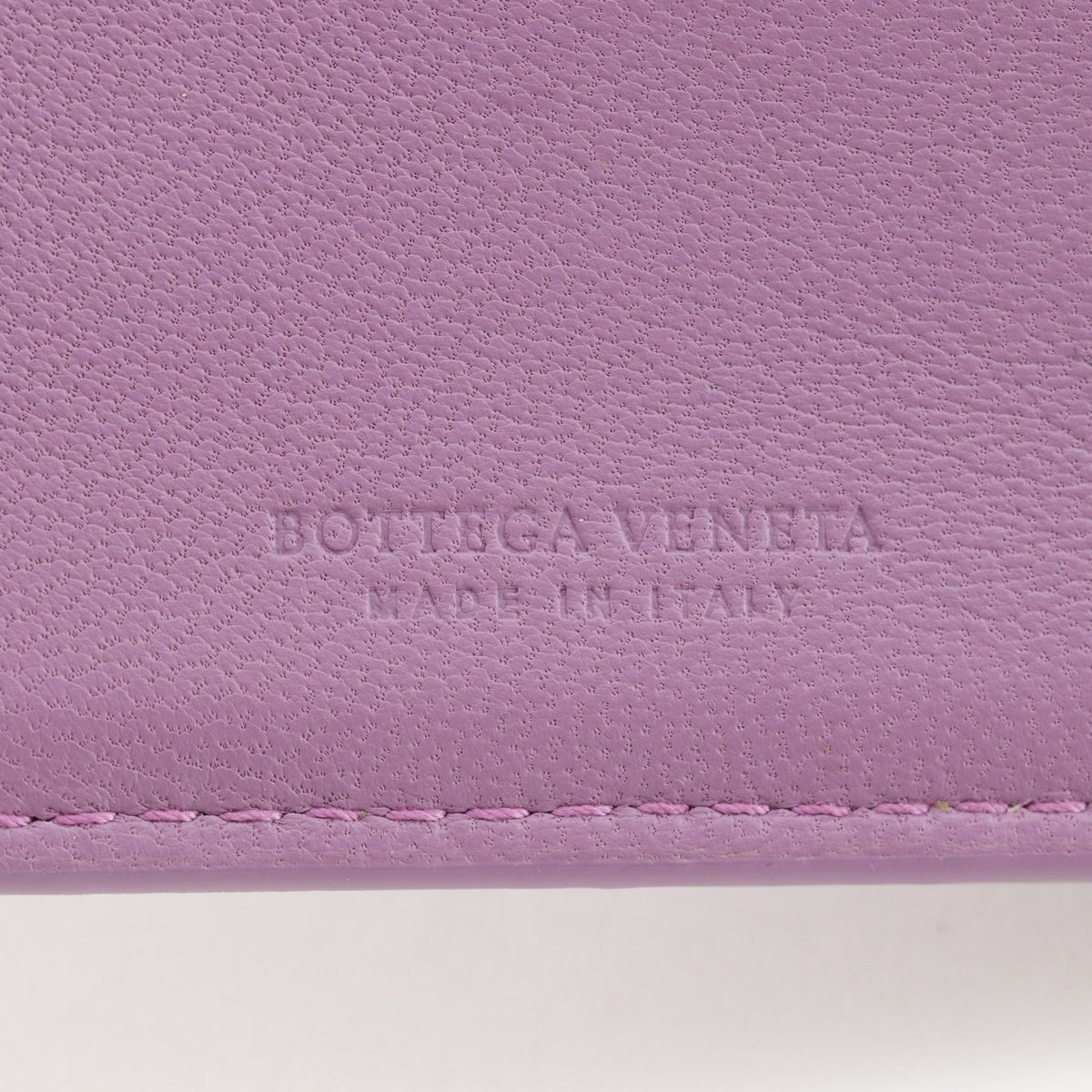 Bottega Veneta Pink Leather Long Wallet (Bi-Fold) (Pre-Owned)