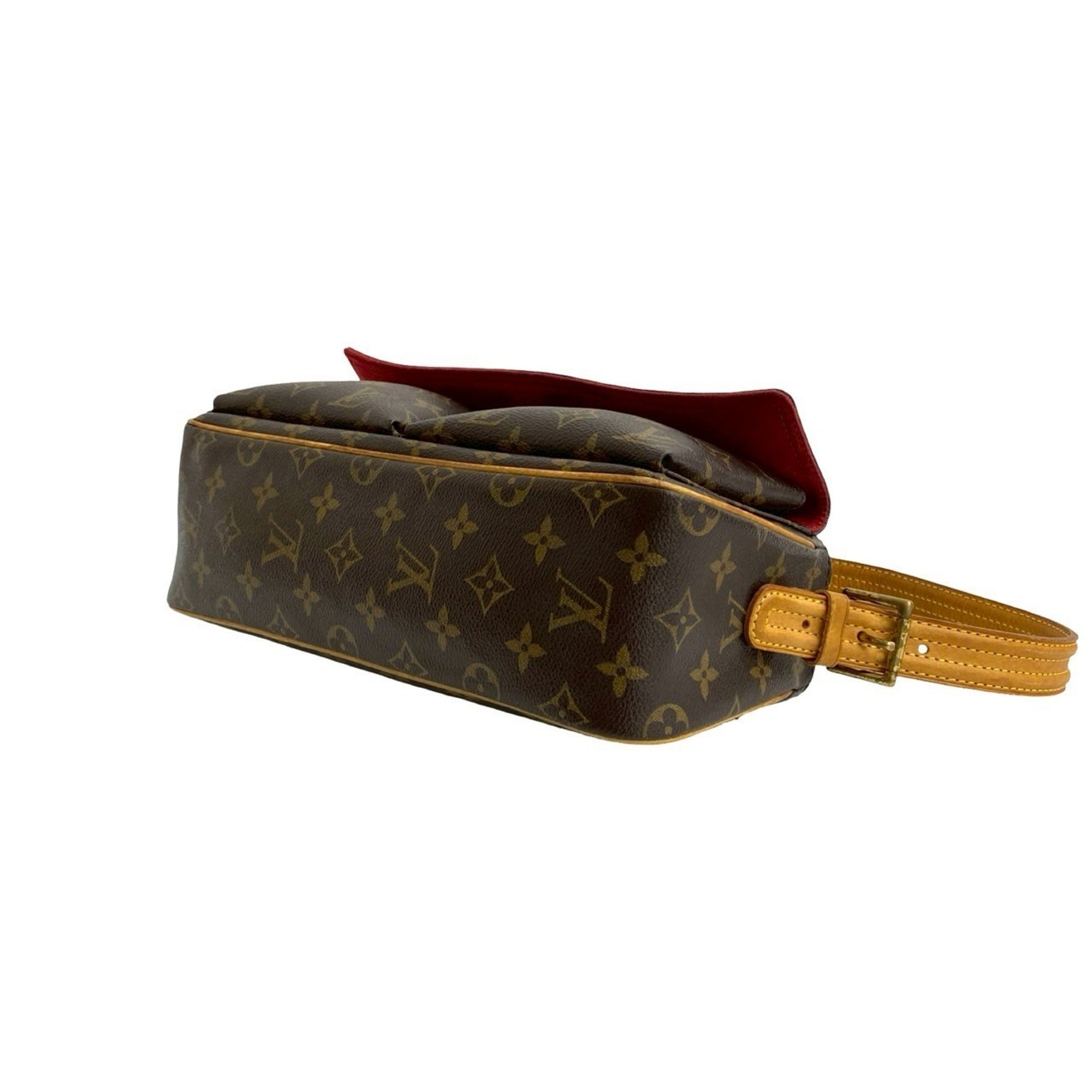 Louis Vuitton Brown Leather Shoulder Bag (Pre-Owned)