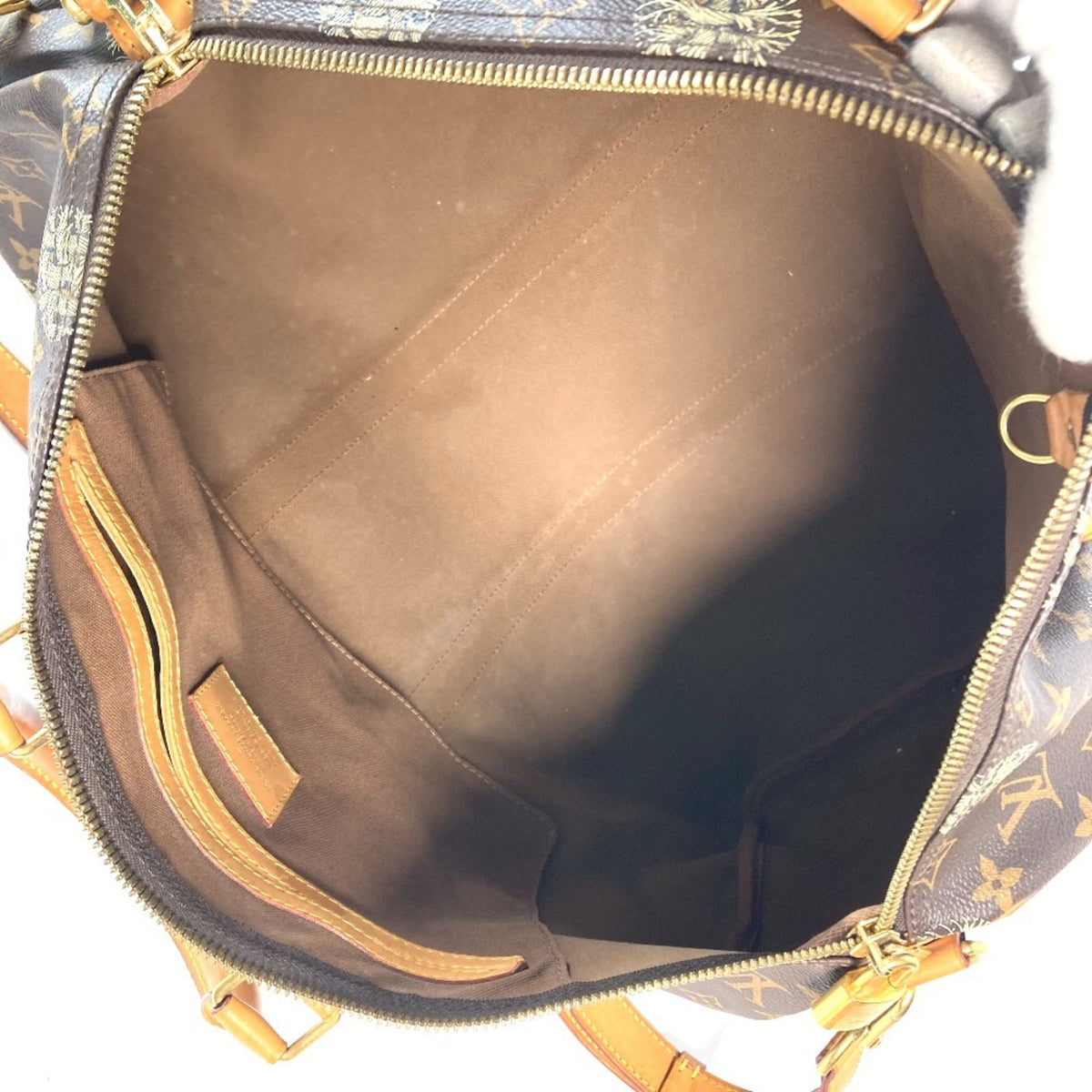 Louis Vuitton Brown Monogram Canvas Boston Bag Shoulder Bag (Pre-Owned)