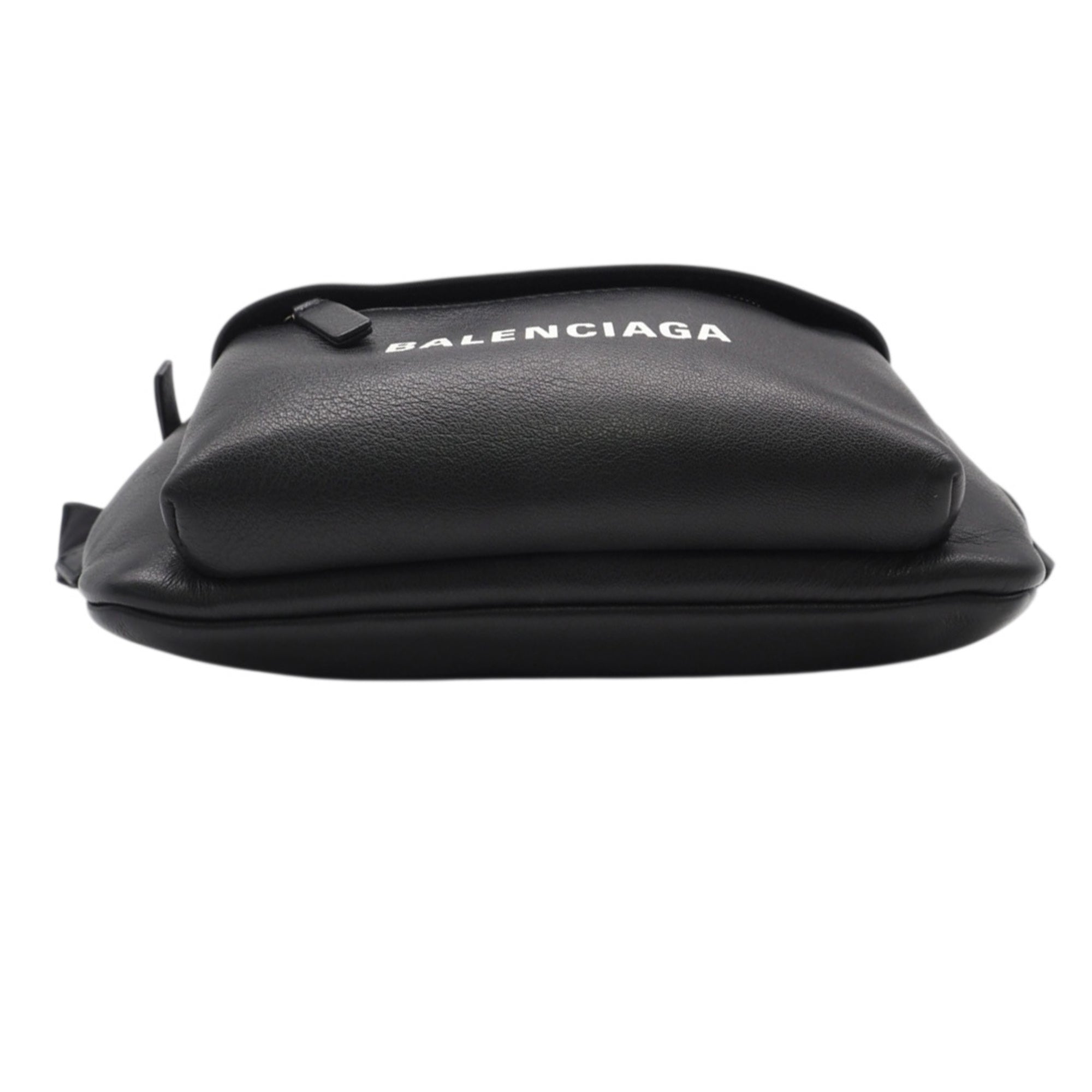 Balenciaga Black Leather Sling Bag (Pre-Owned)
