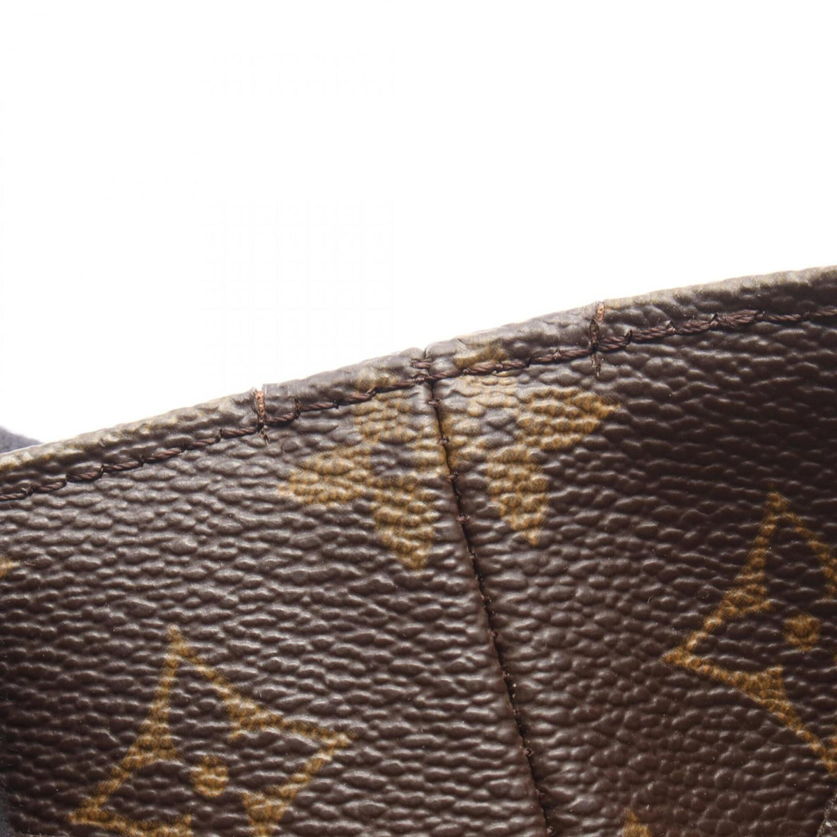 Louis Vuitton Brown Pvc Leather Handbag Tote Bag (Pre-Owned)